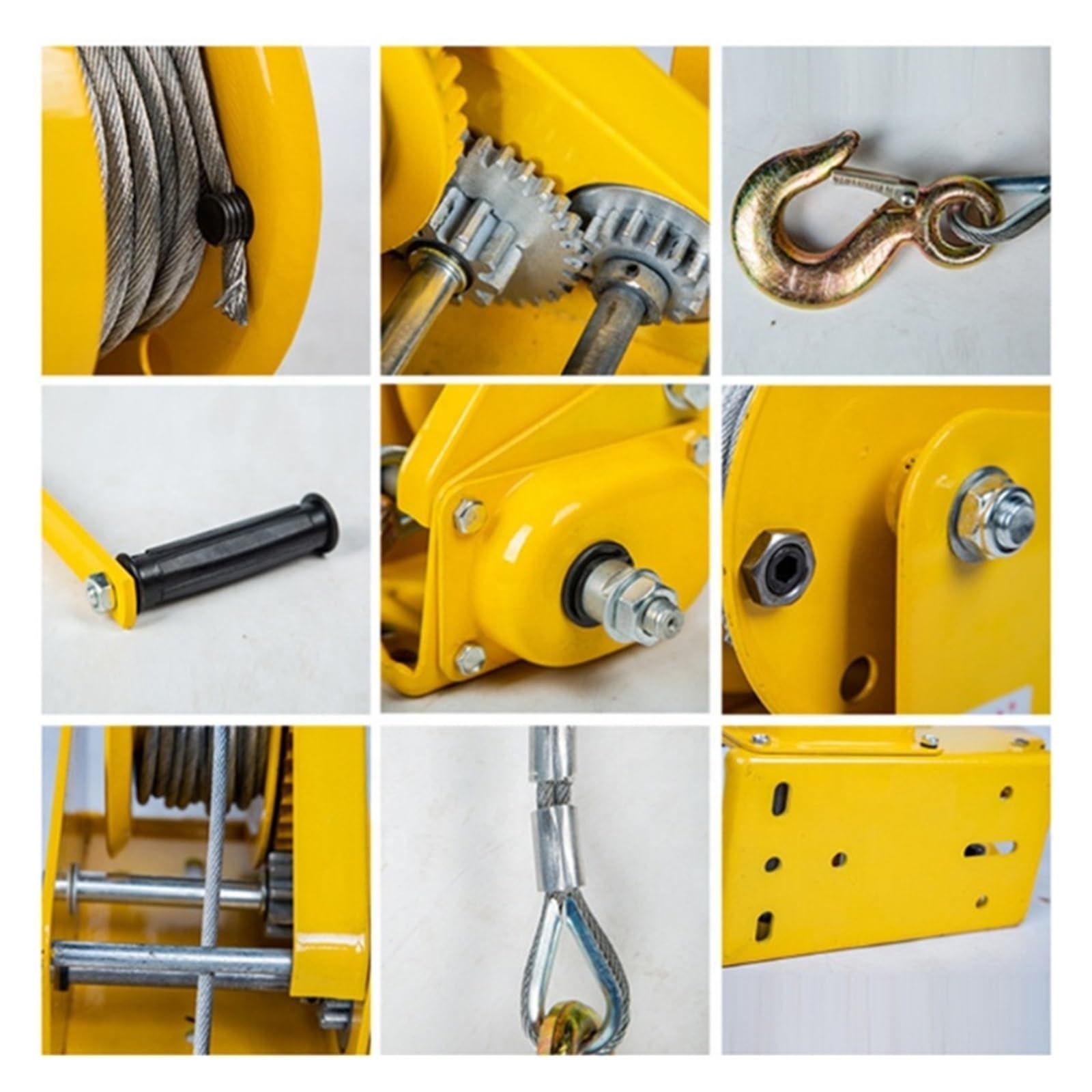 Tragbare 1200lbs 2600lbs 1800lbs 10m Mini Kleine Manuelle Hand Winde(1200lbs)