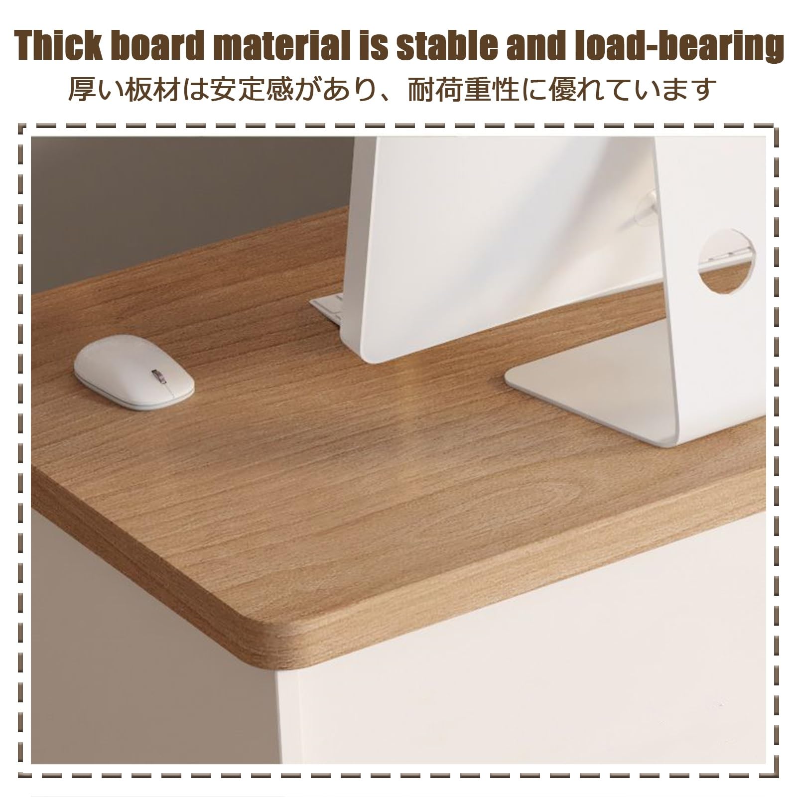 Moderno banco reception – Postazione di lavoro per negozi e ufficio 100 cm bianco banco cassa con cassetti per salone di bellezza hall & negozio
