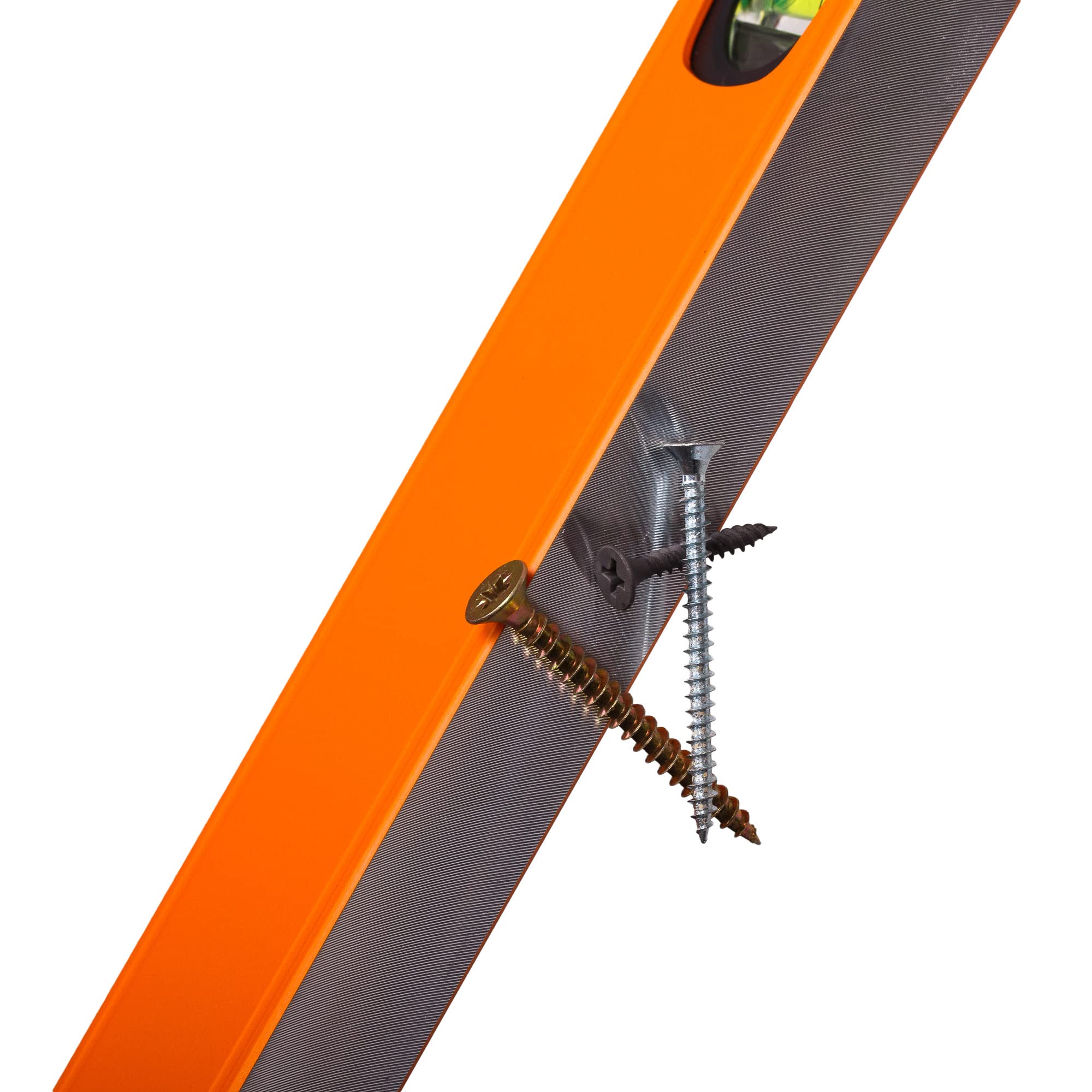 MIVOS - Livella a bolla in alluminio 150 cm con funzione specchio - 3 livelle precise - Livella a bolla con maggiore precisione di misurazione e profilo ergonomico in alluminio