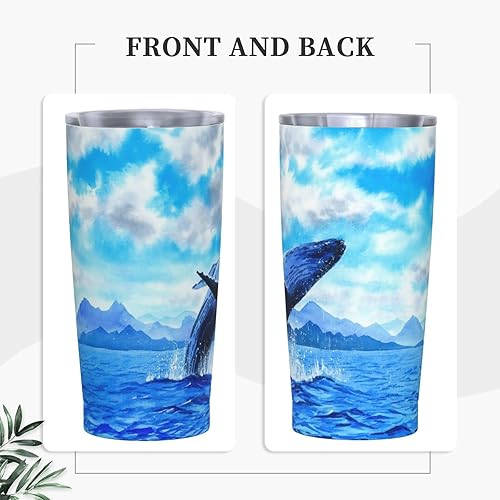 Miniatura 2 de Vaso de 20 onzas con tapa y pajilla, taza de café helado con aislamiento al vacío, taza de viaje reutilizable, botella de agua de acero inoxidable