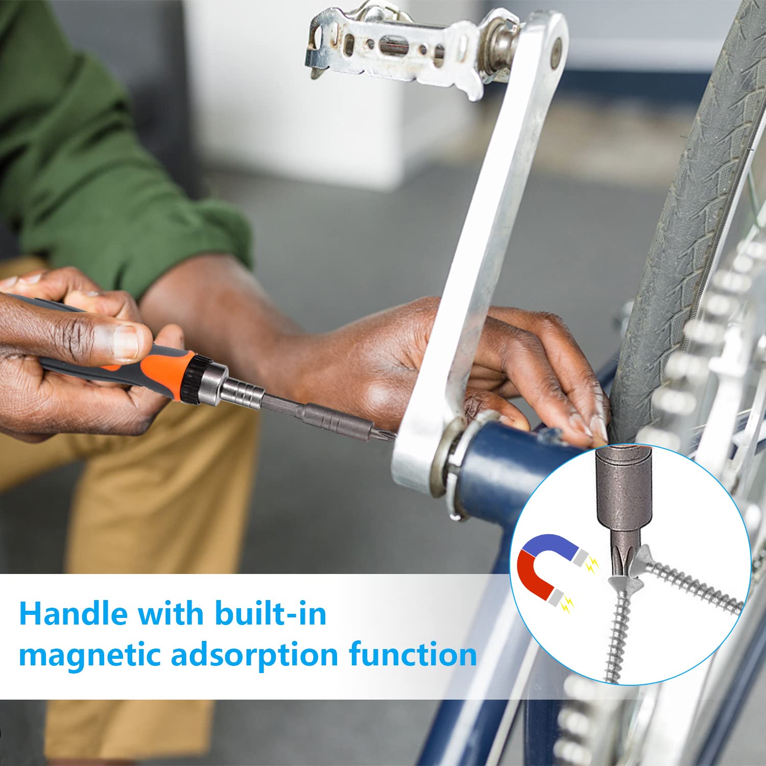 Set Cacciaviti 38 In 1 Con Custodia - Cricchetto, Bussole, Per Casa, Auto, Elettronica