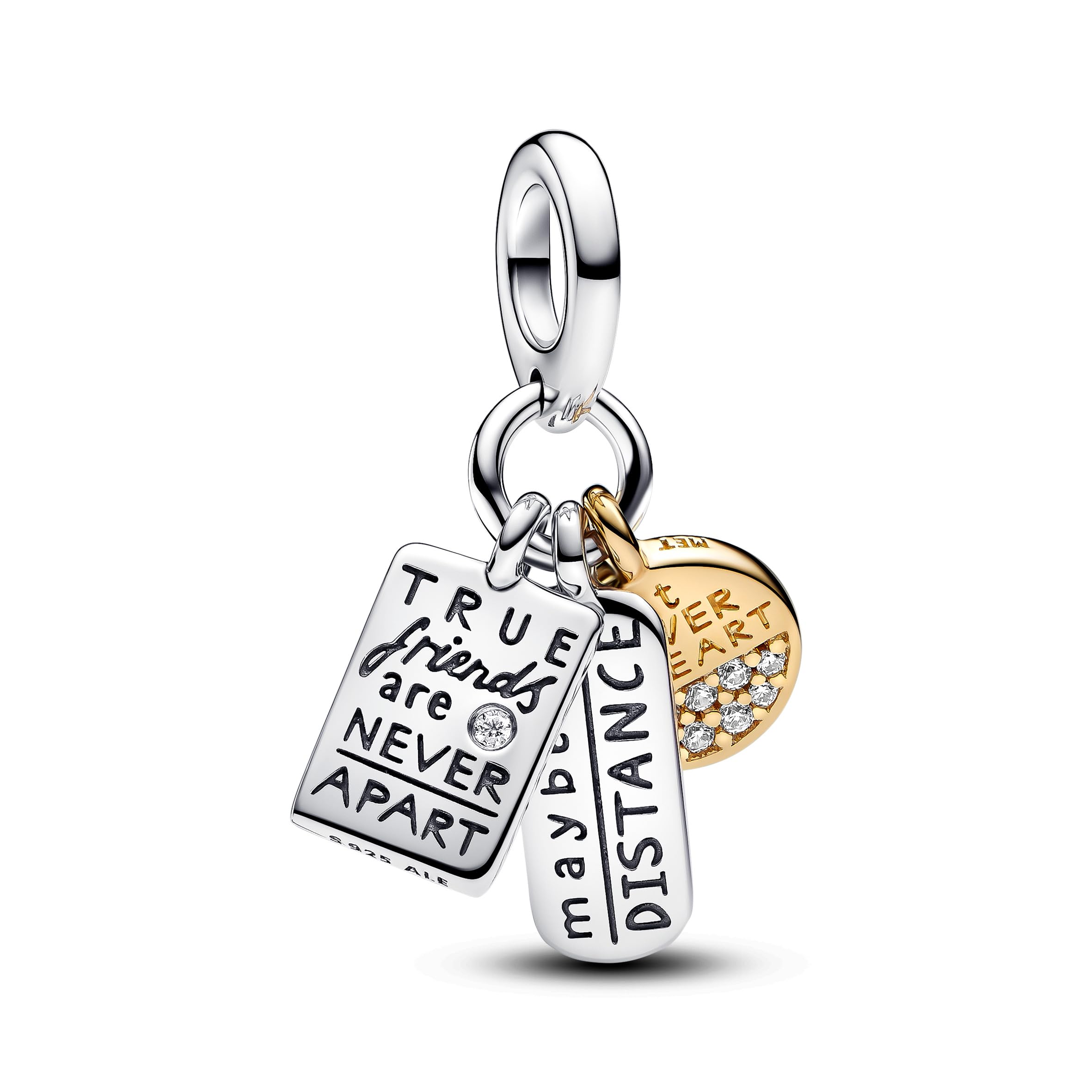 PANDORA Dreifach-Anhänger Charme 763436C01 Freundschaft