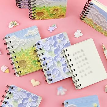 ノート　リング　新品未開封 Amazon | QQZSG リングノート A7メモ帳 ノートブック 横罫線入り