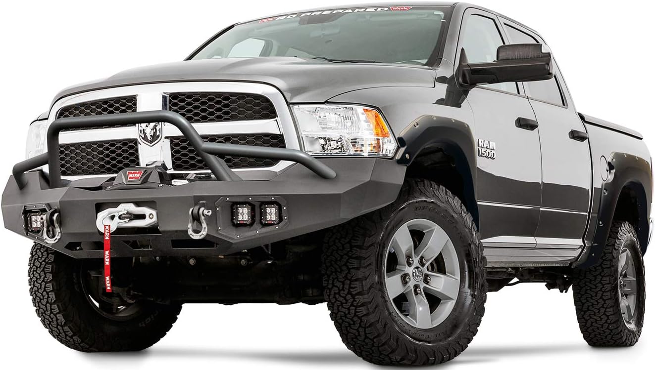 WARN 102028 4X Fender Flare Set - Fits: 2013-18 Dodge Ram 1500, All Beds