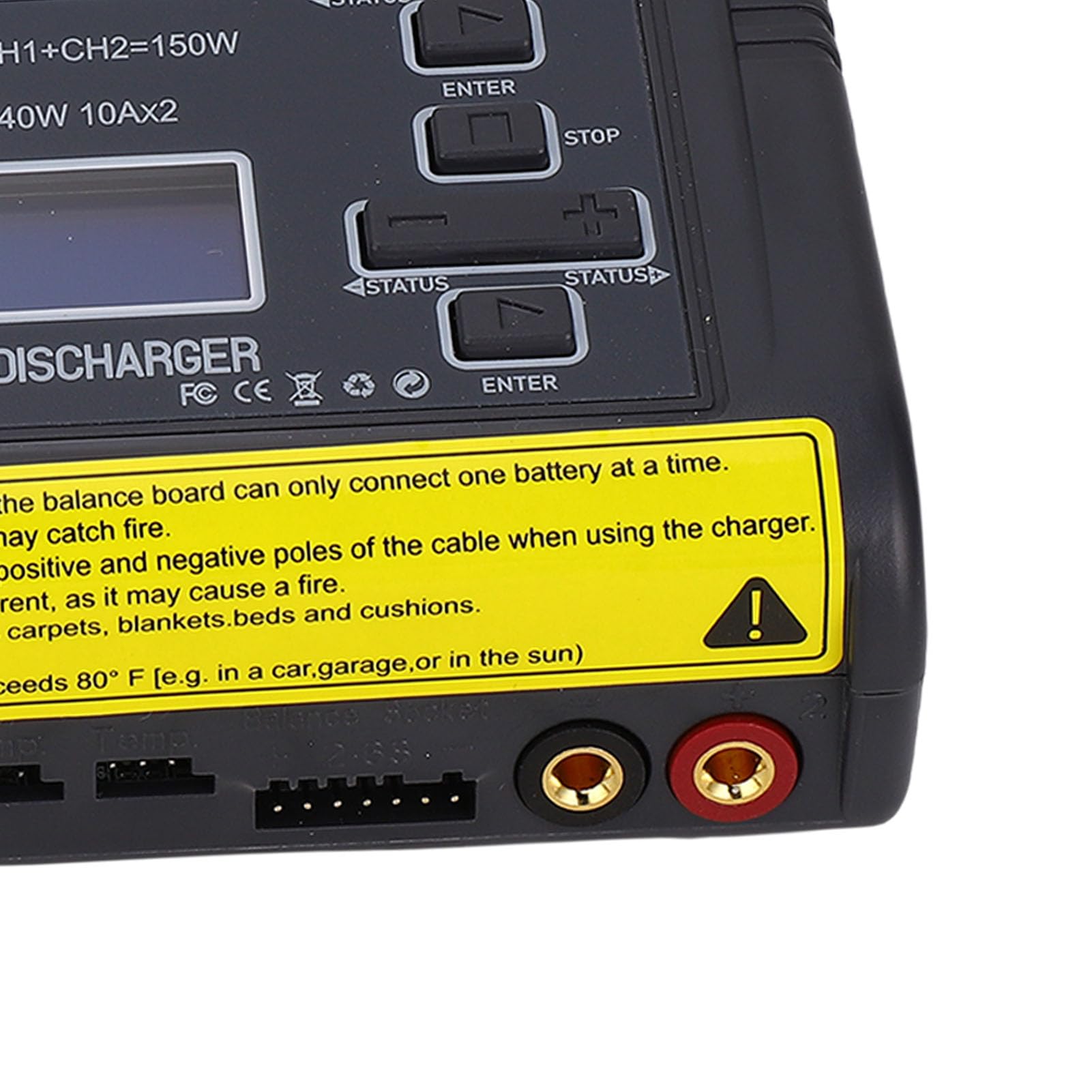 Chargeur LiPo, Double Fonction Équilibre et Décharge pour Batterie RC Avion et Modèle, Compatible Li-ion LiFe NiCd NiMH avec Prise UE pour Pilotes Drones et Passionnés Hobbies