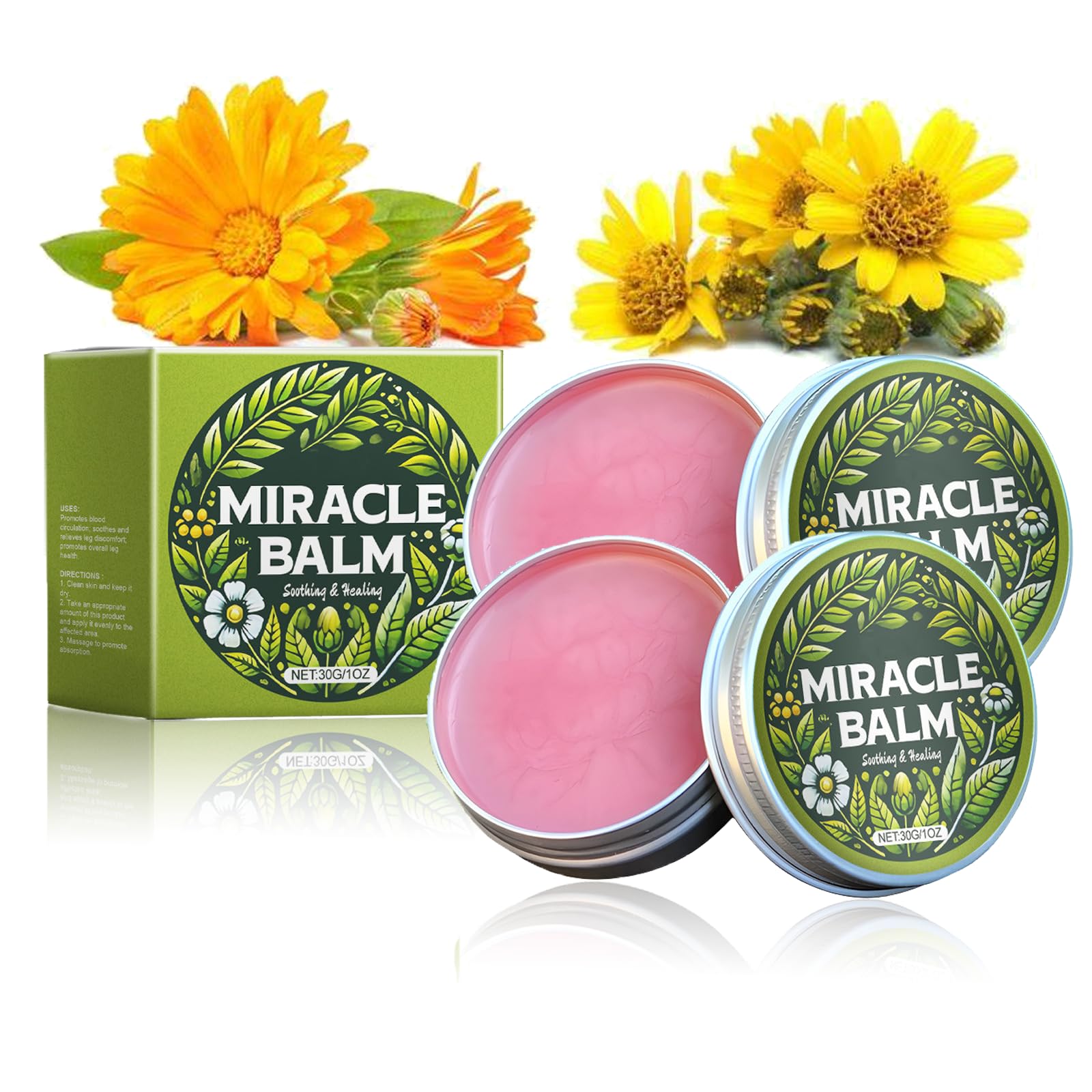 Miracle Balm, Balm Soothing Joint Cream for All External Parts of The Body Such as The Back, Hands, Feet, You Feel Relaxed and Comfortable (2)