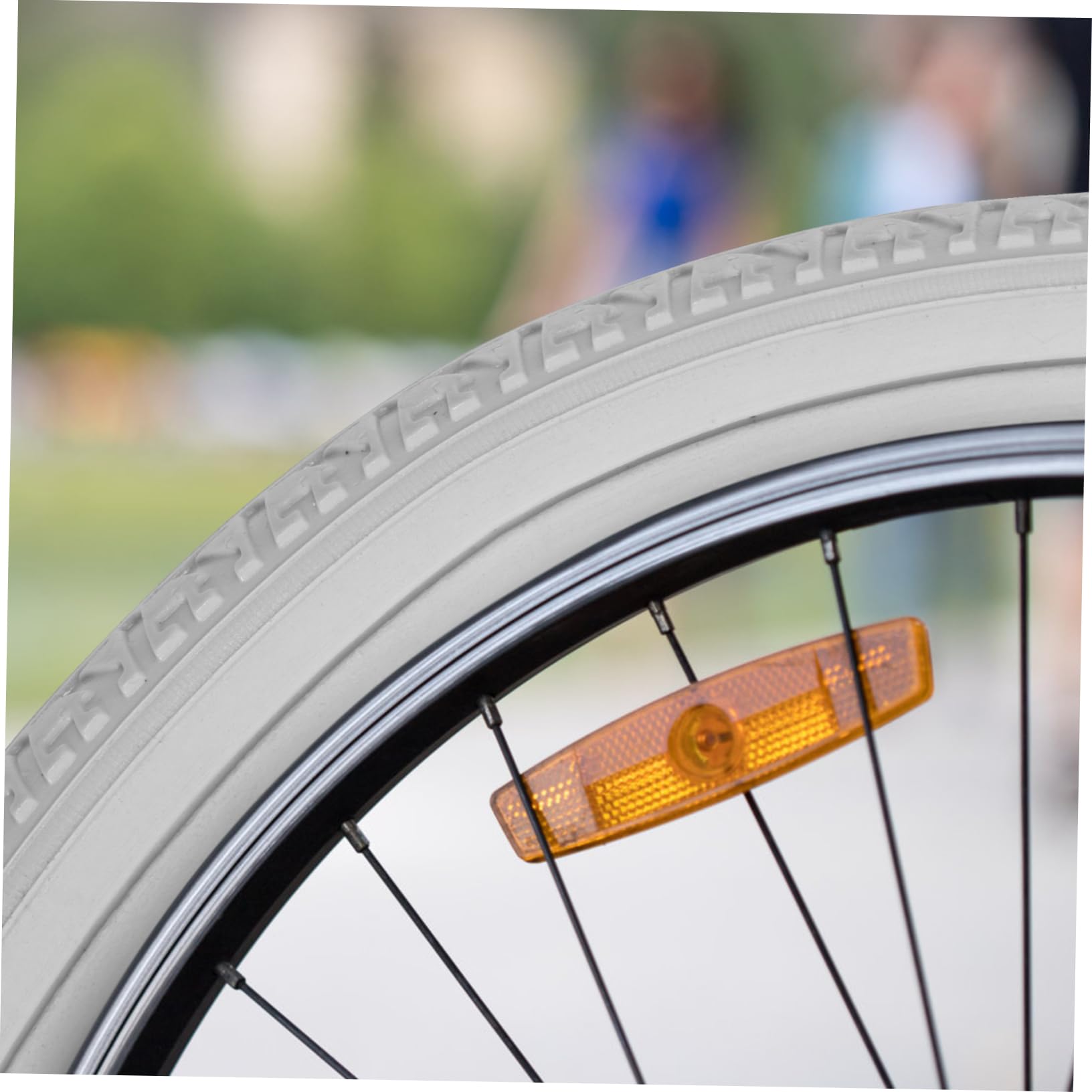 Rollstuhl Zubehör Pu Vollreifen für Rollstuhl Pannensicher ohne Luft 24 Zoll Vorne und Hinten Geeignet als Ersatzrad | Langlebiges Pu Material, für Vorder und Hinterrad Geeignet, Luftloses Vollgummi Design