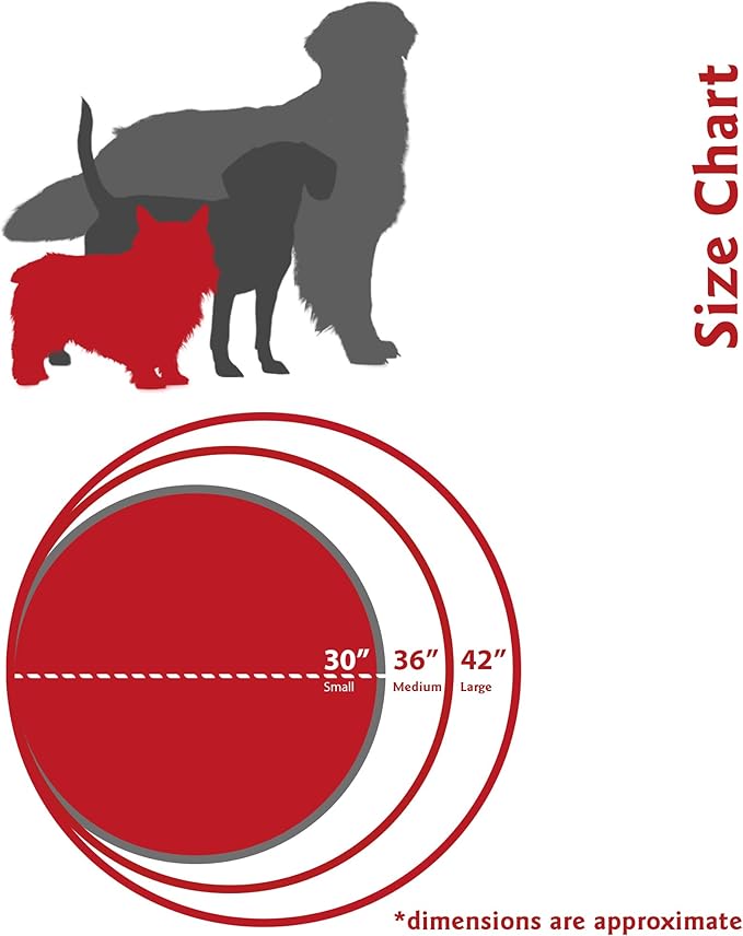 Cama Redonda para Perro Pequeño Resistente al Agua miniatura 4