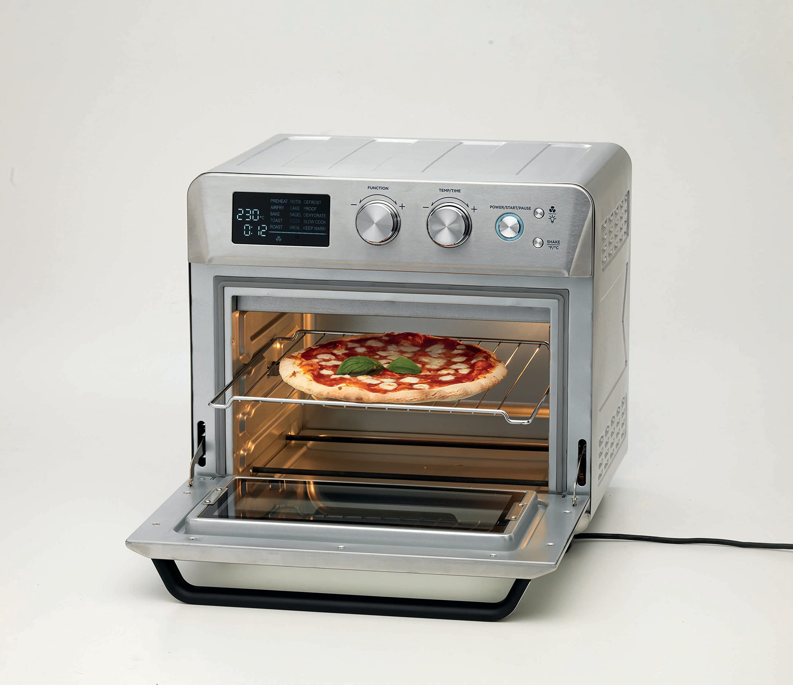 Ariete 4629 Forno + Friggitrice ad Aria 25L, 1700 W, Capacità 25L, 15 funzioni di cottura, Multifunzione, Temperatura fino a 230°, Silver