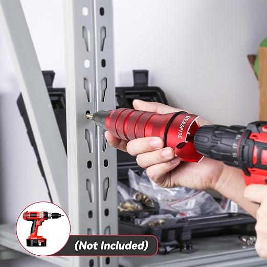 Kit Adaptador de Taladro Eléctrico para Tuercas Remaches Beaspire miniatura 3