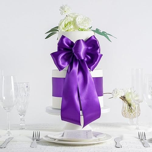 Vista 277 de MEEDEE Orange Satin Ribbon - 1.5 inch Double Faced Satin Ribbon, 50 Yards - Neon Tangerine - For Christmas, Thanksgiving, Halloween, Weddings