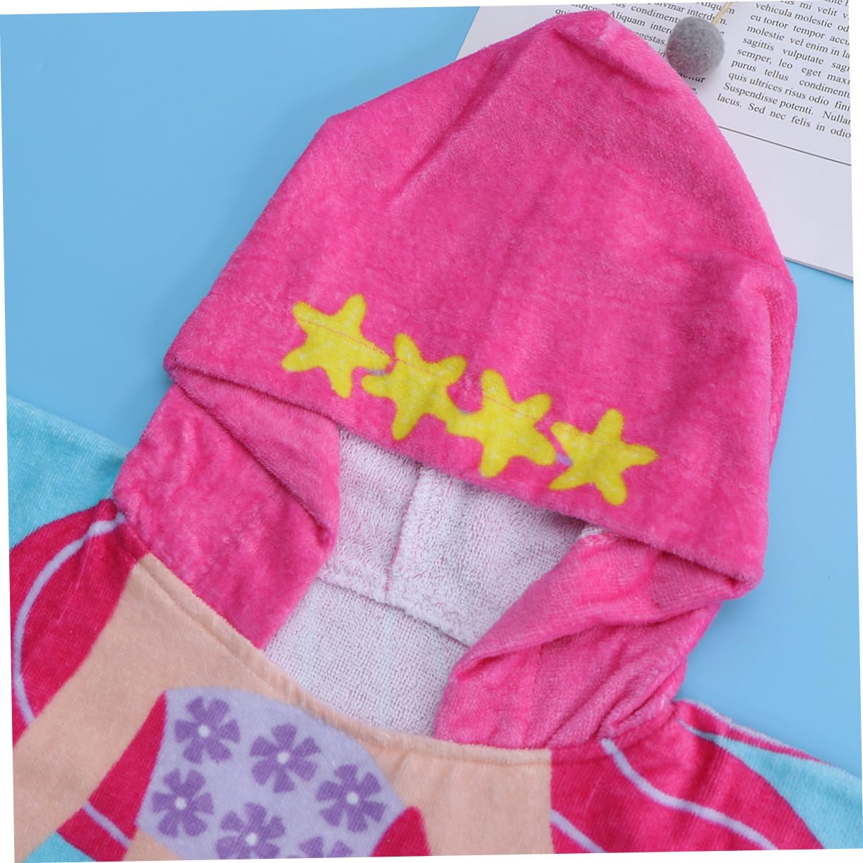PACKOVE badehandtuch Kinder badehandtücher Kinder Babyhandtücher aus Baumwolle Strandtuch mit Kapuze für Babys Kapuzenumhang Badetuch Kleinkinder Bademantel Babyhandtuch mit Kapuze mit Hut