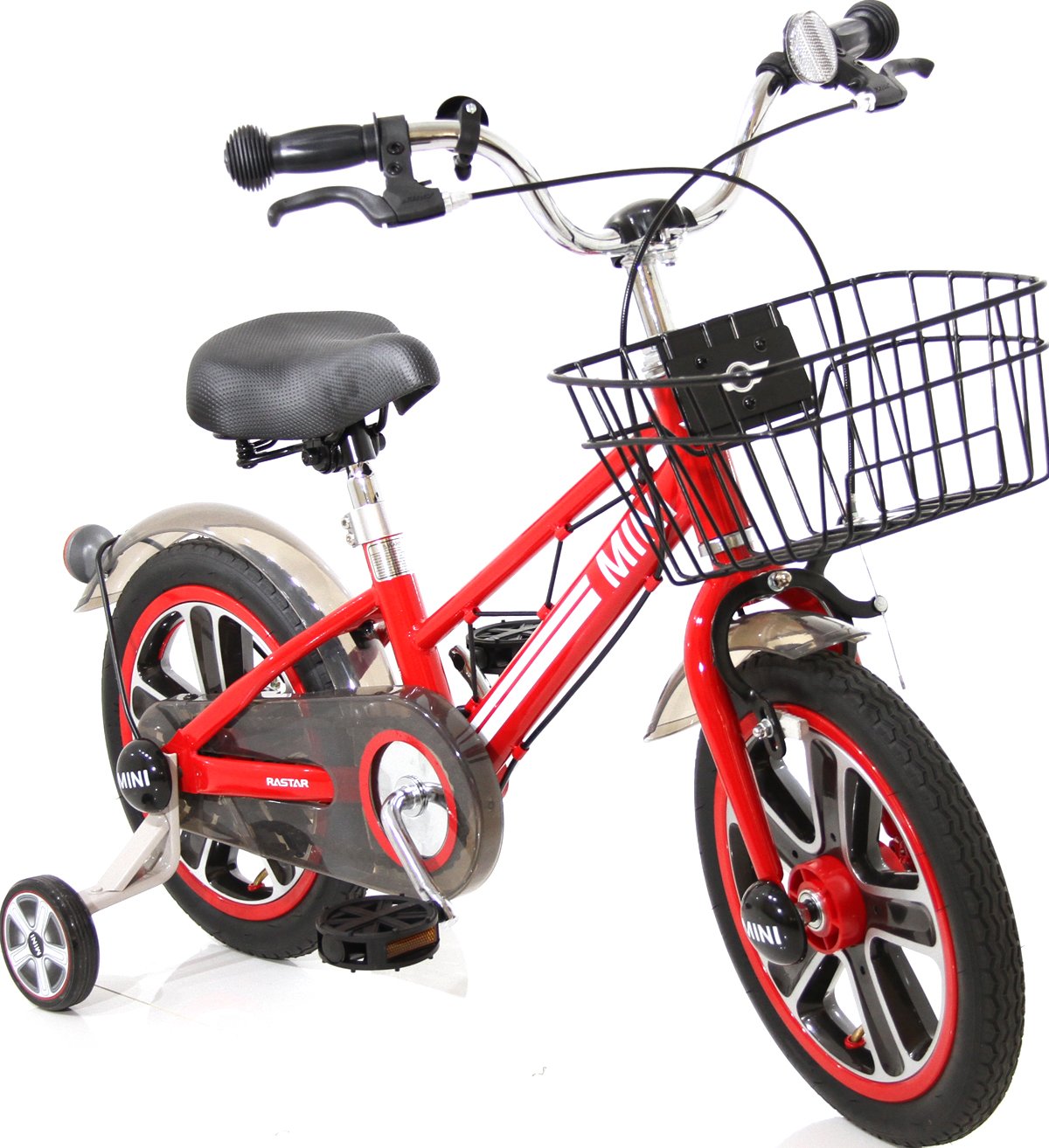 Amazon | カゴ付き自転車 補助輪付き自転車 MINI ミニ KIDS BIKE 14 