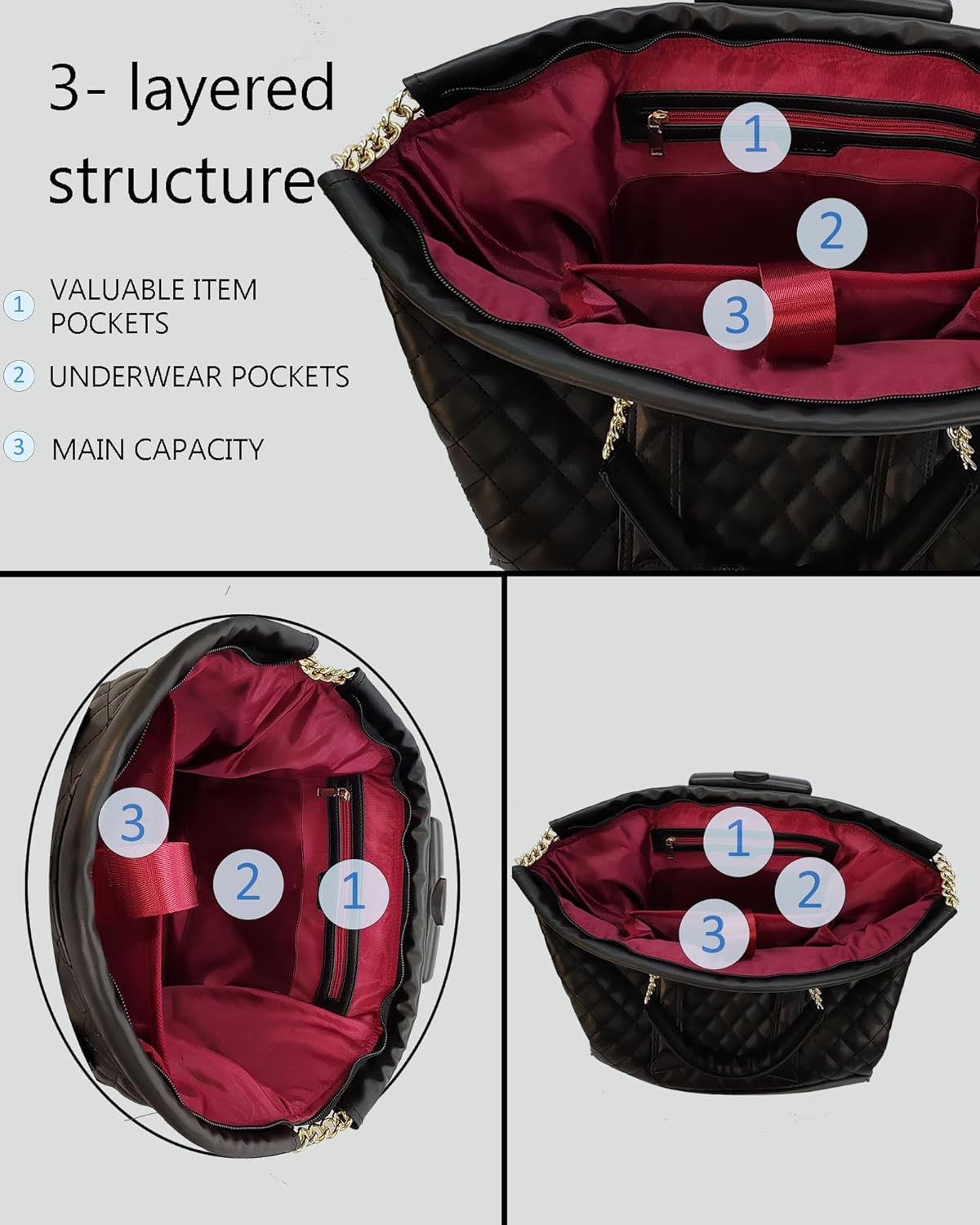 VH&GRED Lightweight Carry-on Luggage Small Trolley Bag Suitcase Female Boarding Bag Short Trip Luggage Trolley Case 16 Inch Fashion Suitcase