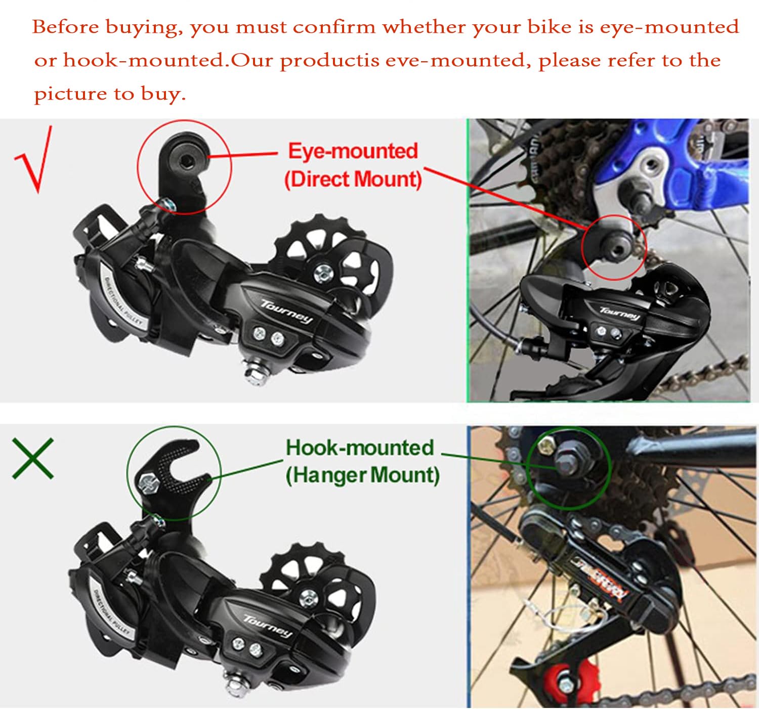 Amazon.co.jp: CHMEFLY 自転車リアディレーラー RD-TX800 7/8スピード