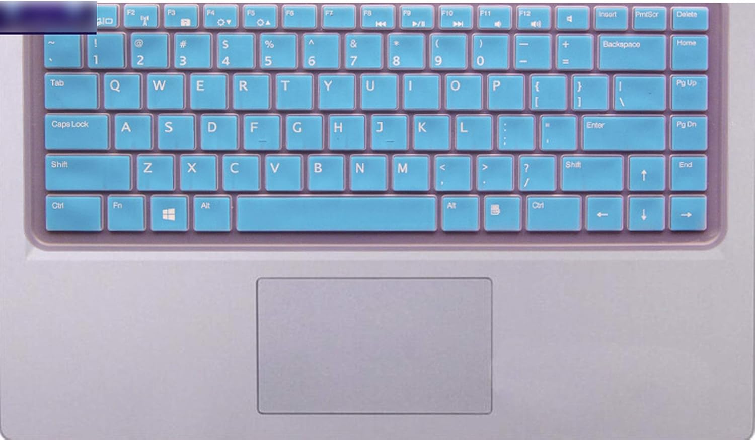 Silicone Keyboard Skin Cover Protector for Teclast F7 Laptop Notebook 14 Inch 2018-black-