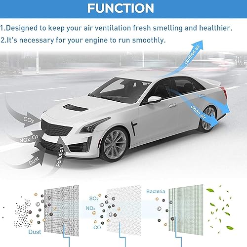 Miniatura 6 de A-Premium Carcasa de la caja del filtro de aire del motor compatible con DOHC, 4 cilindros 2.7L compatible con Toyota 4Runner 1996-2000, Tacoma
