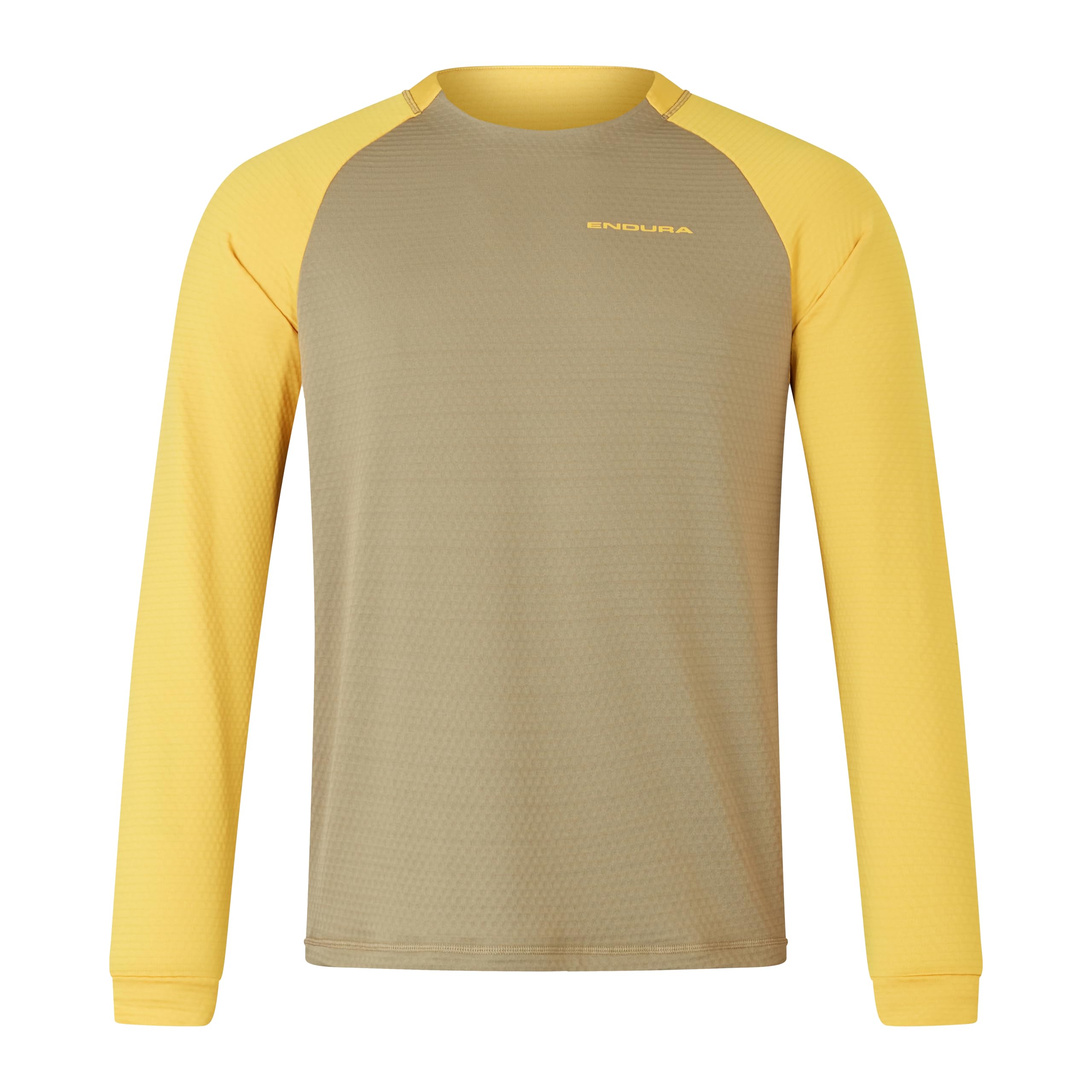 Endura Men's Tweed Green Singletrack Mountain Cycling Jersey Fleece Small