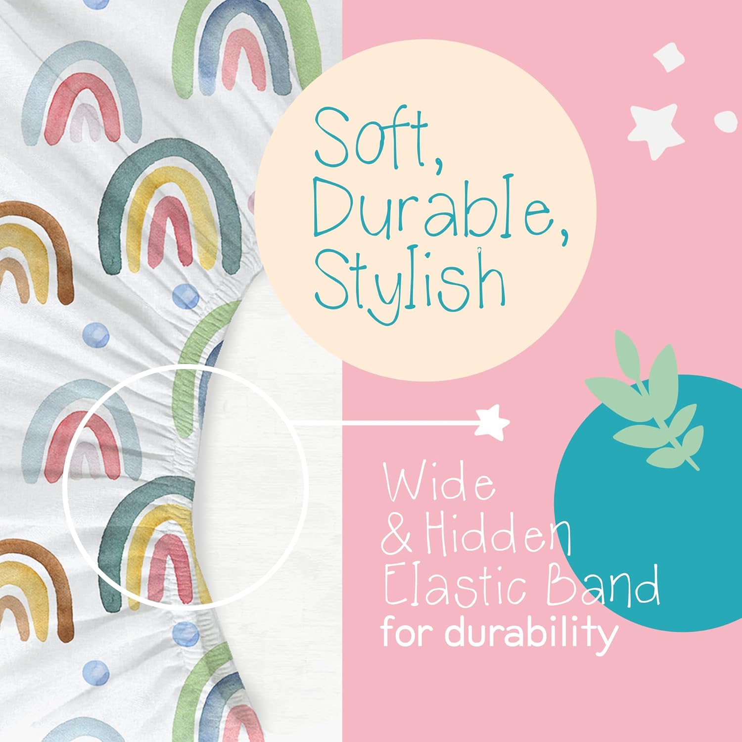 Honey Lemonade - Buttery Soft Rayon Baby Crib Sheets Girl and Boy - Infant Shower Gift - Standard Crib Sheets - Fitted & Breathable Crib Mattress Sheet - Toddler Sheet 52 x 28 x 7 inches