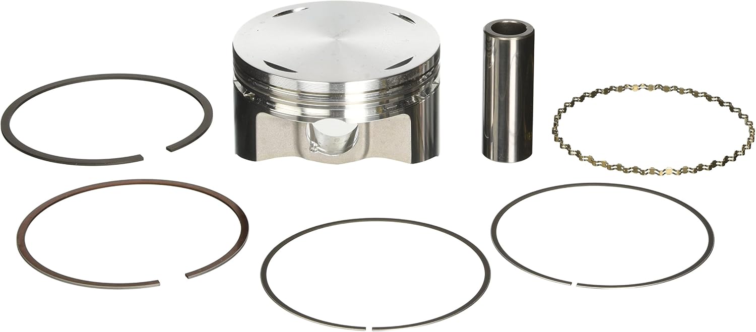 Wiseco 4366M09700 97.00mm 11:1 Compression Motorcycle Piston Kit, Black