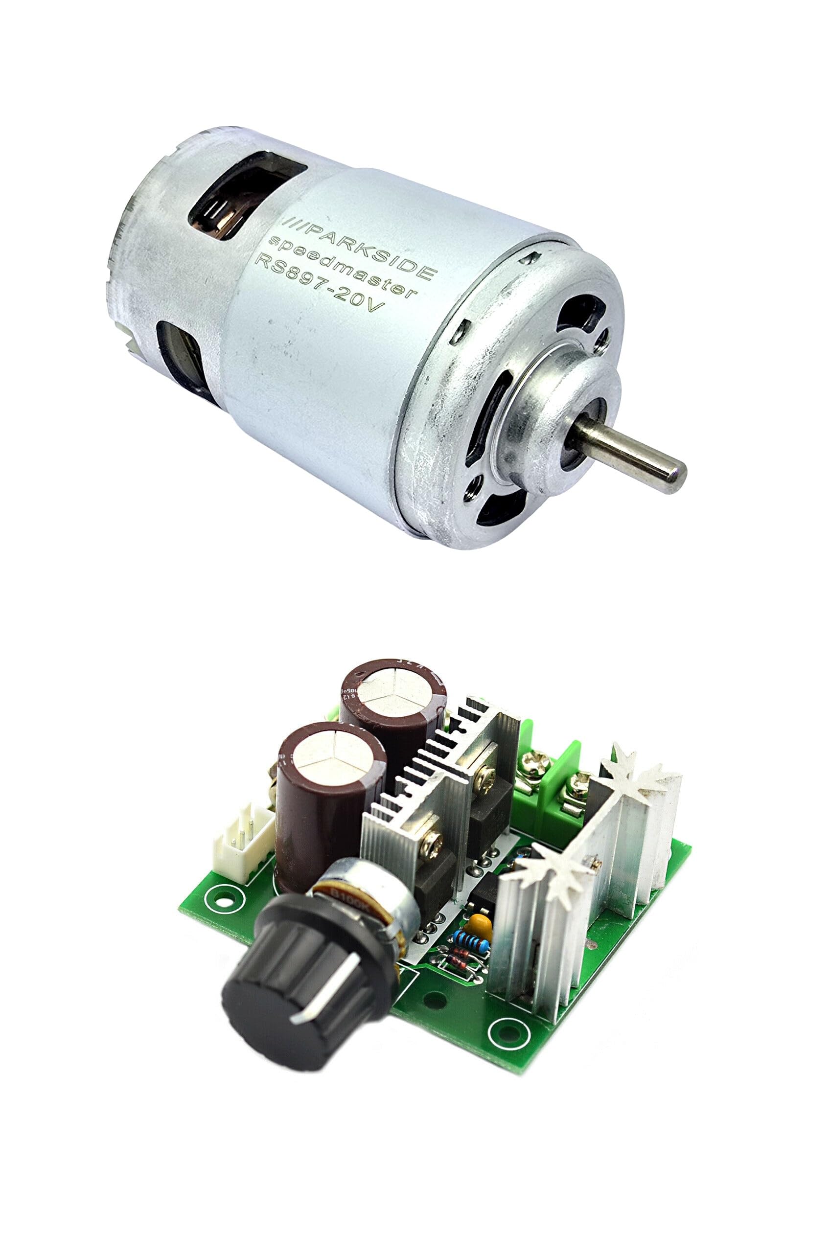INVENTO 1Pcs RS-897-20V RS-897 DC Motor 12V - 24V 12V DC High