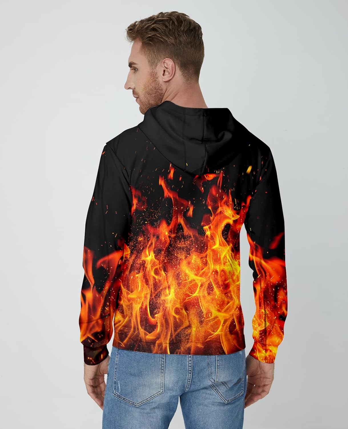 Ahegao Mens Hoodies Novetly Sweatshirts for Man 3D Graphics Pullover with Pockets S-4XL - Image 3