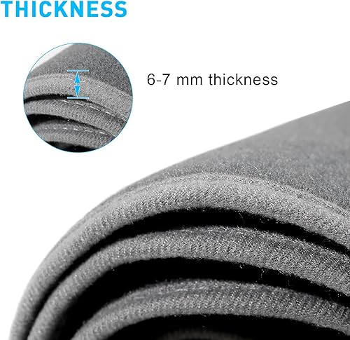 Miniatura 4 de Cubierta de tablero para Toyota Camry accesorios 2007 2008 2009 2010 2011 ajuste personalizado cubierta de tablero (gris oscuro)