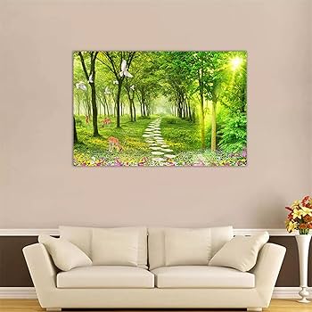 テキサスの野原 野草 キャンバスウォールアート テキサスの野原