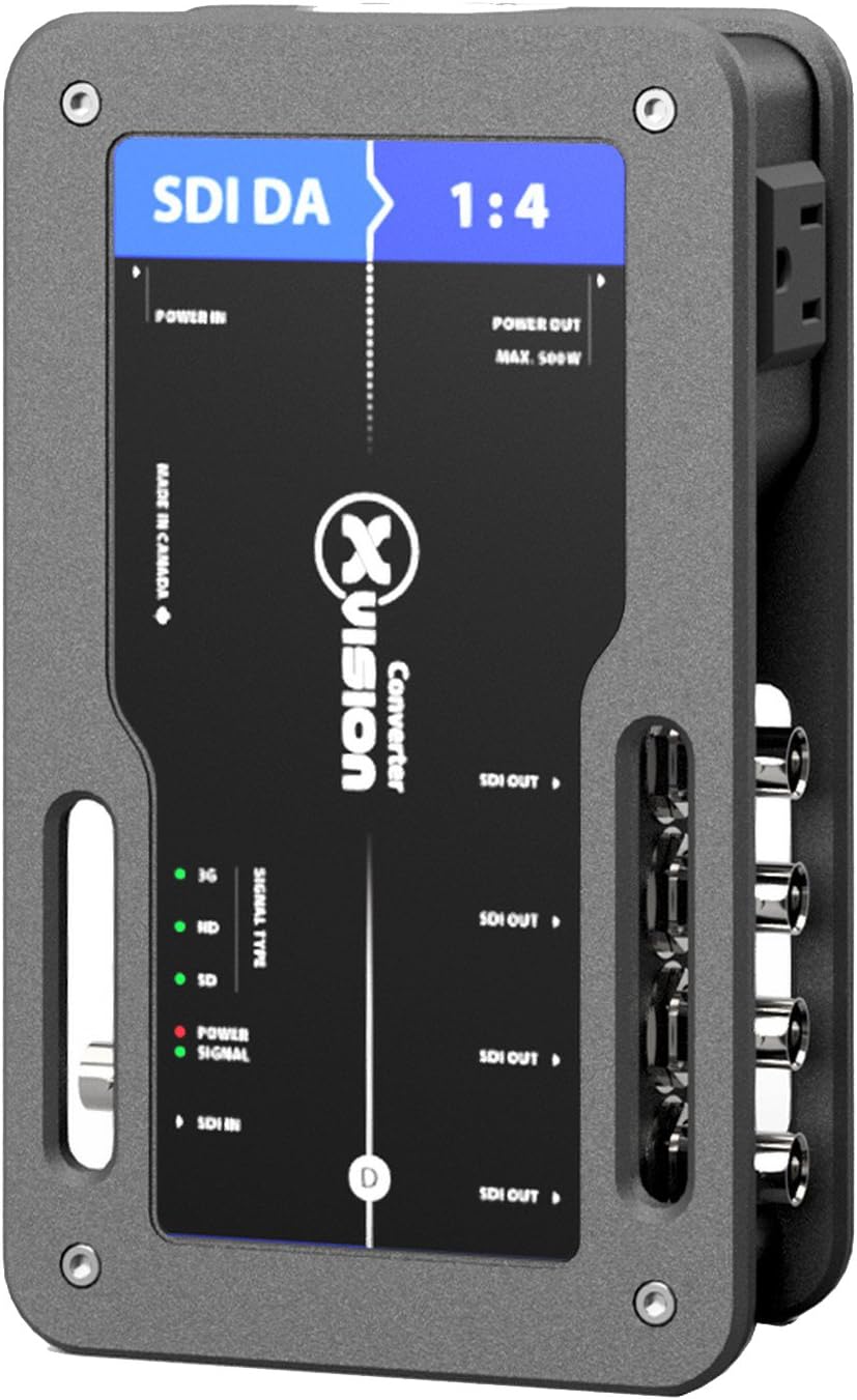 XVV-SDIDA | xVision 1080p 720p 4 Outputs Tour Ready SDI Distribution Amplifier