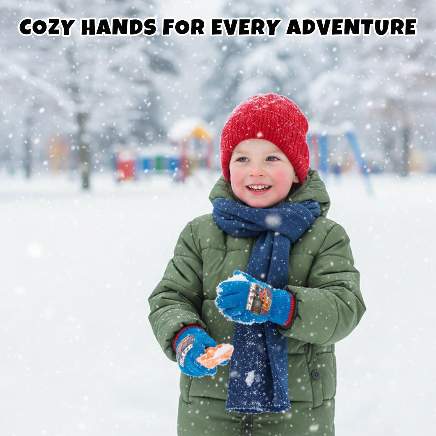 Nickelodeon Boys 4 Pack Mitten or Glove Set: Paw Patrol and Blaze (Toddler/Little Boys) - Image 6