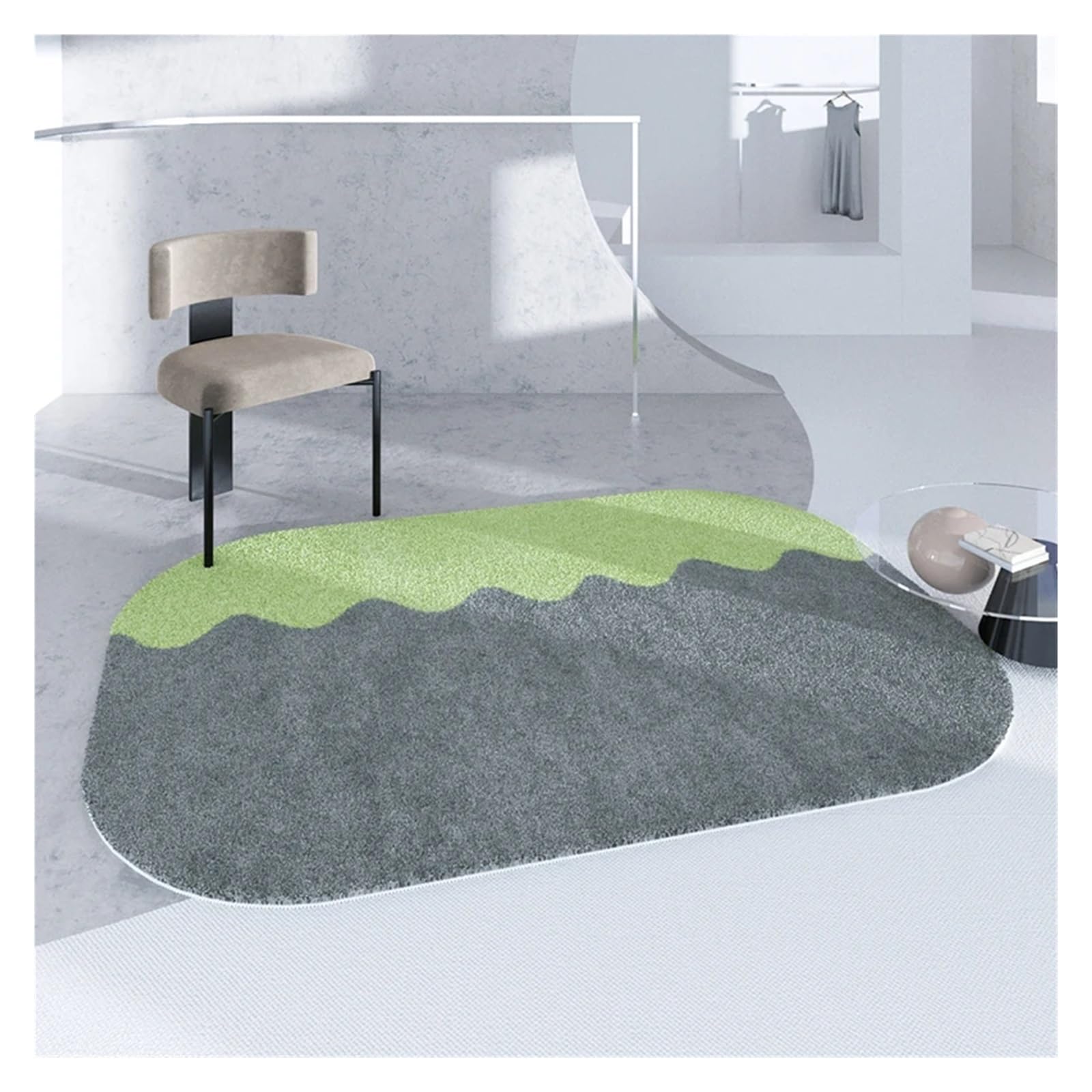 Tapis moderne lavable pour purifier et réchauffer un salon ou une chambre