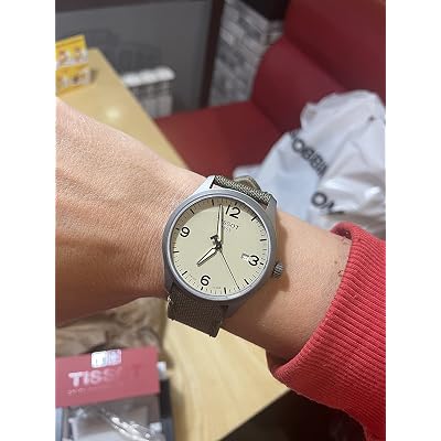 Buy Tissot mens Gent XL Stainless Steel Casual Watch Kaki T1164103726700  Online in Turkey. B07PCWKRNP