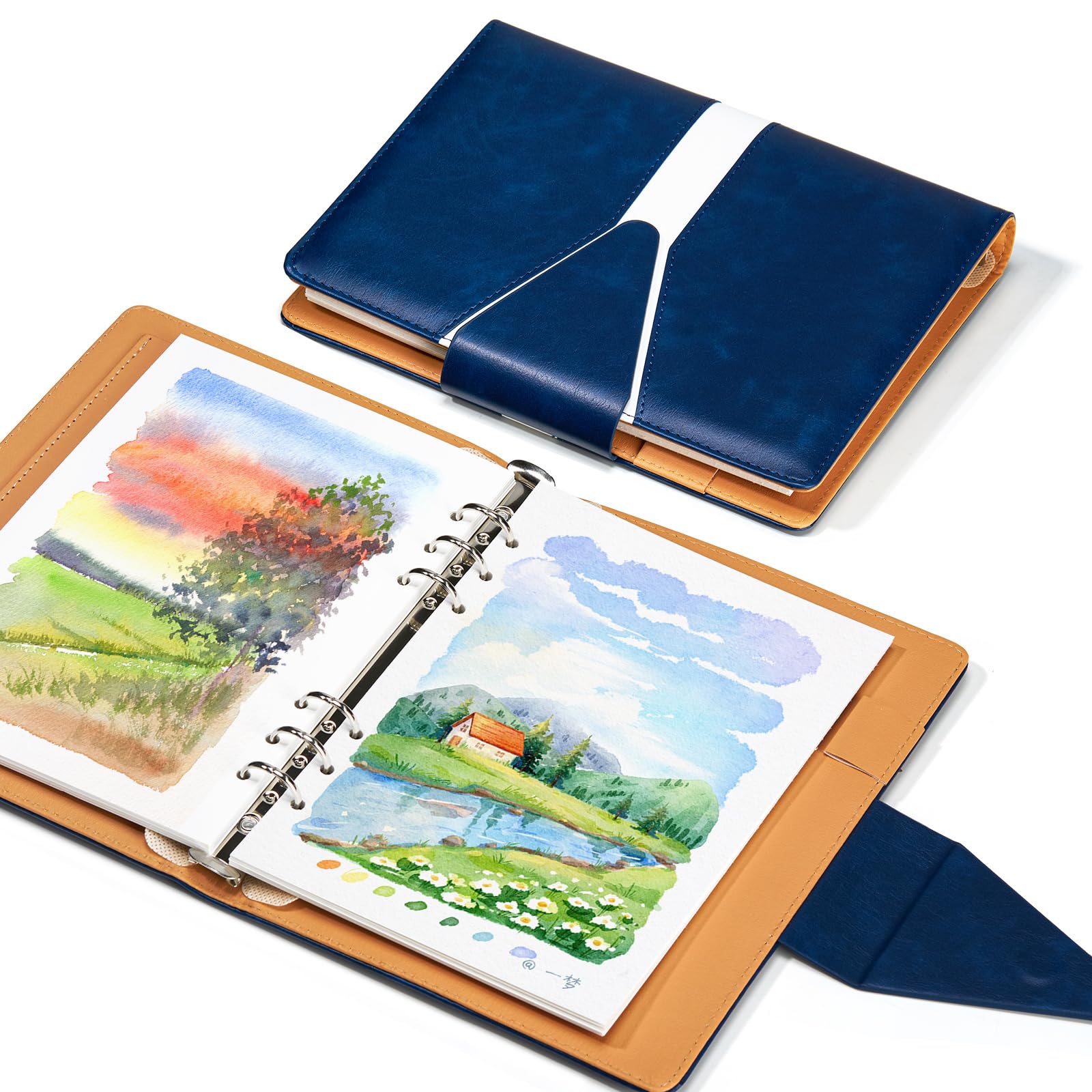 Lightwish Watercolor Sketchbook, 100% Cotton Acid Free Watercolor Journal, A5 (14x21cm)