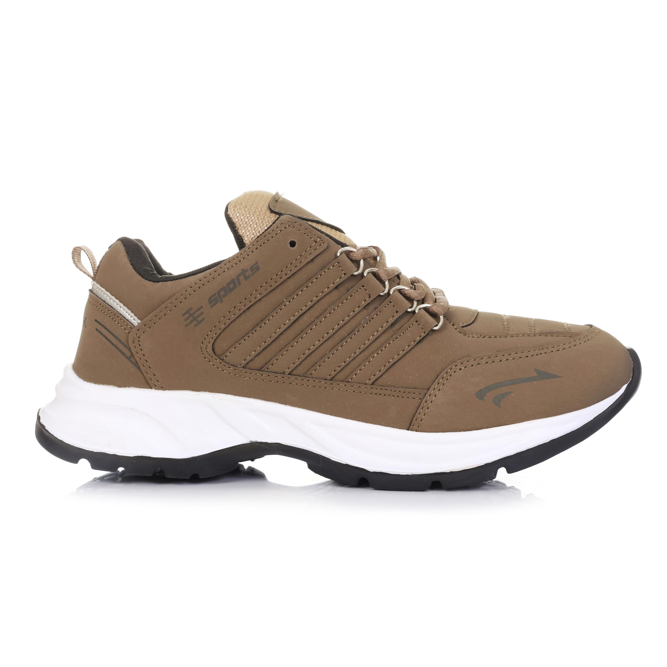AIRHOOK Men's Cosko Sports Running,Walking,Gym,Training Sneaker Lace-Up Shoes for Men's & Boy's (Mouse, UK Footwear Size System, Adult, Men, Numeric, Medium, 8) 3
