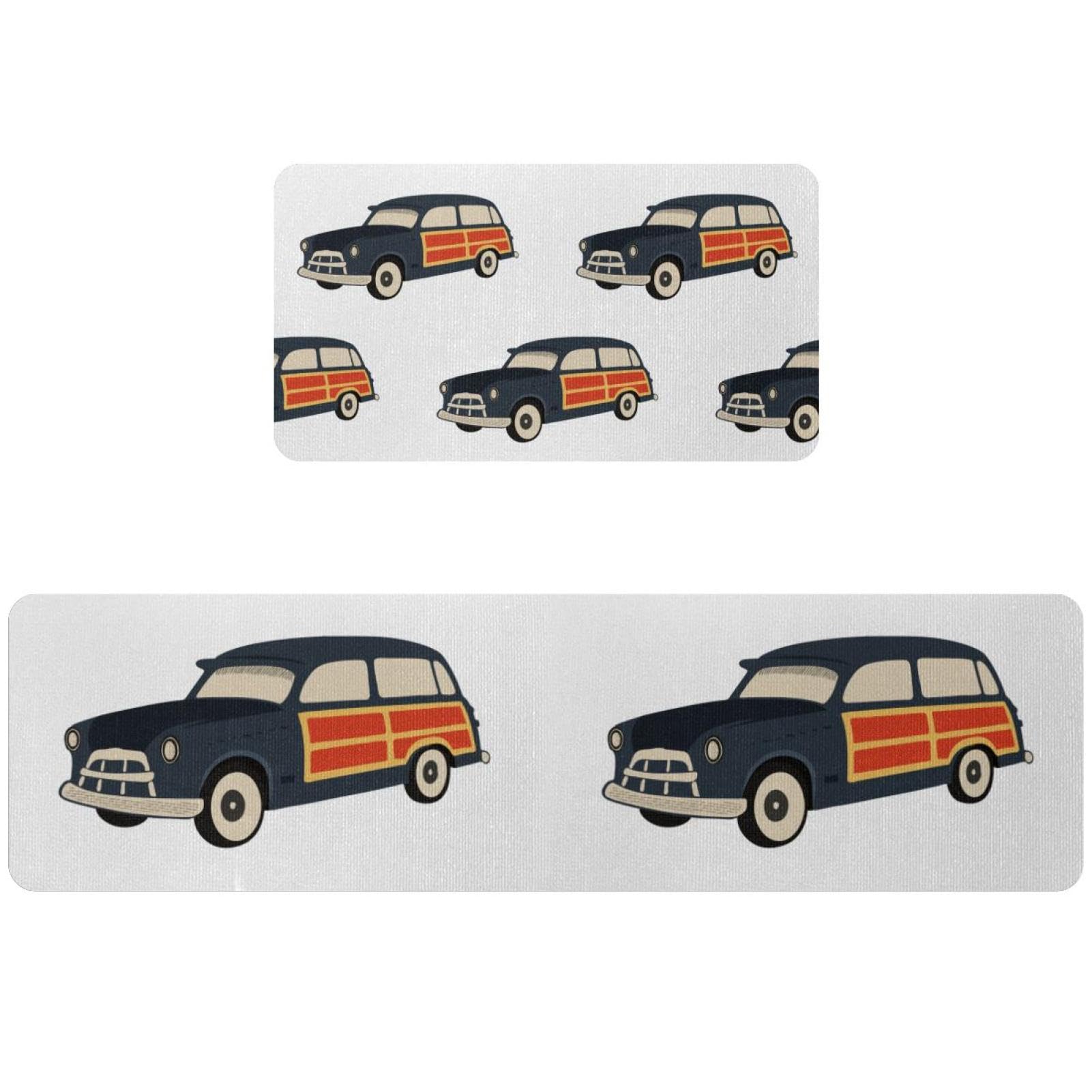 Alfombrillas de cocina retro estilo surf para dar vida y seguridad a tu pasillo lavable