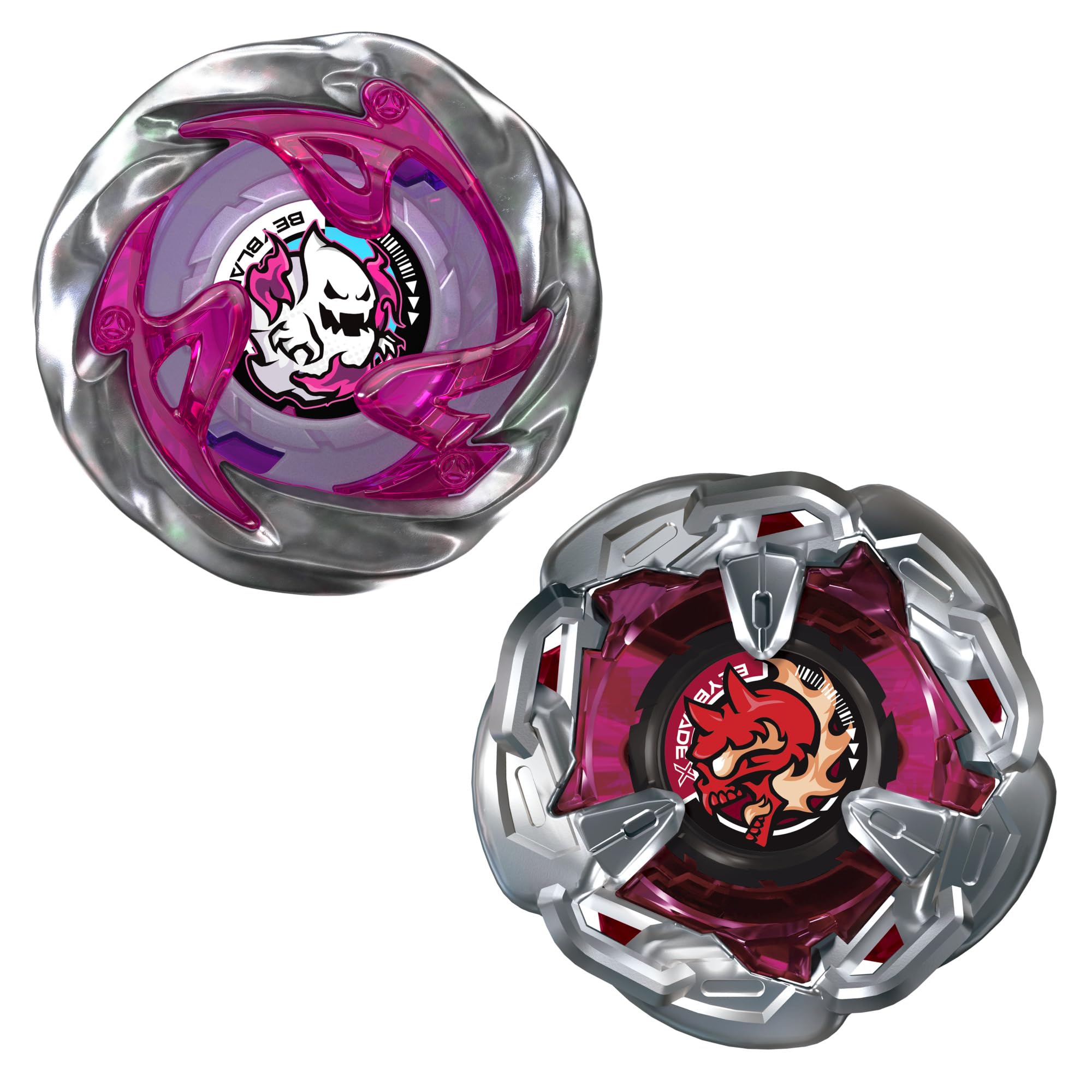 Beyblade X Circle Ghost 0-80GB & Chain Incendio 5-60HT Dual Pack Set, Weiß/Rot, Large - Image 2