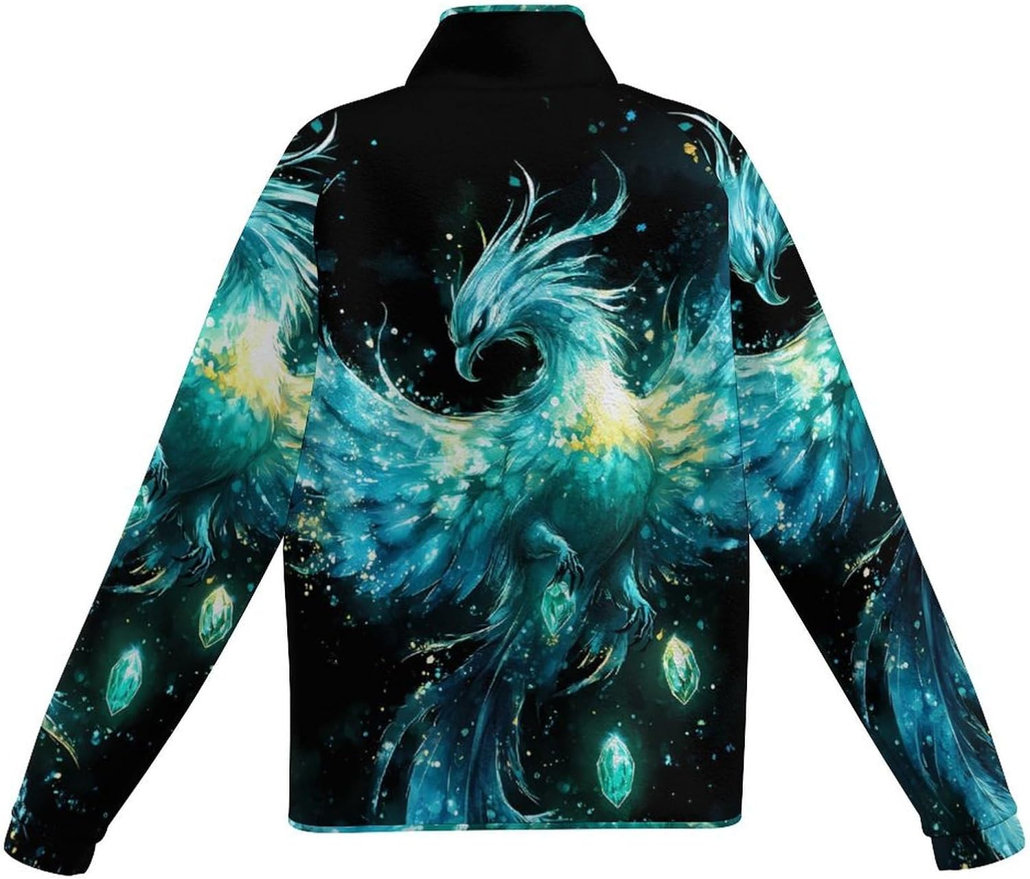 Ice Phoenixes Ethereal Fleece Winter Coats Jackets for Women Warm Button Down Outwear