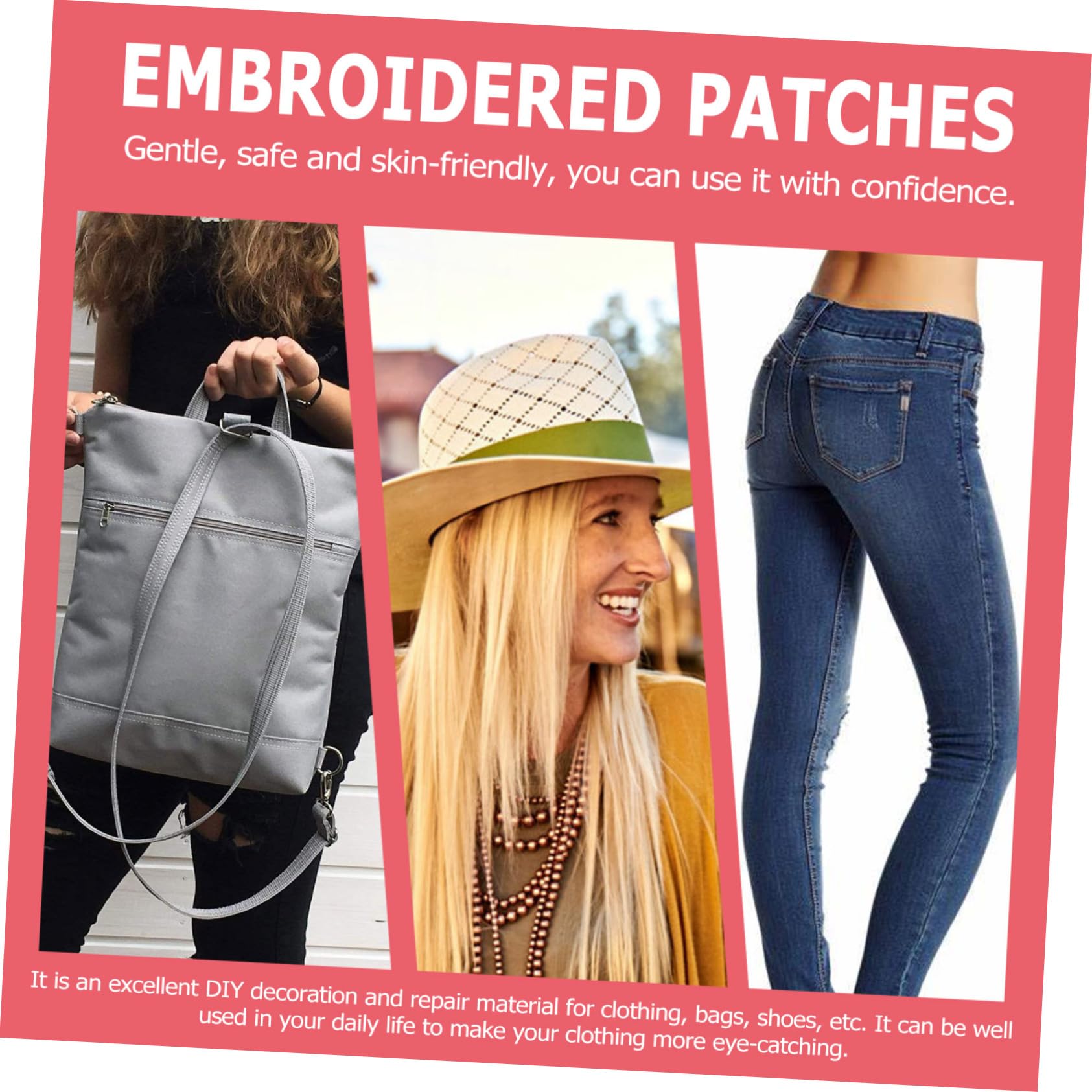 jojofuny 3 Paia Patch Termoadesiva per Cucito con Ricamo Uccelli Toppe Decorativa per Abbigliamento e Accessori Facile da Applicare su Vestiti Tende e Durabilità e Design