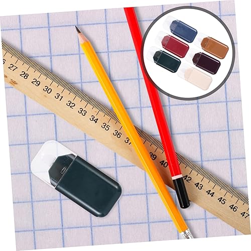 Miniatura 2 de TEHAUX 6 cintas de corrección portátiles para estudiantes, corrección instantánea suave, suministros escolares prácticos, diseño retro, fácil de