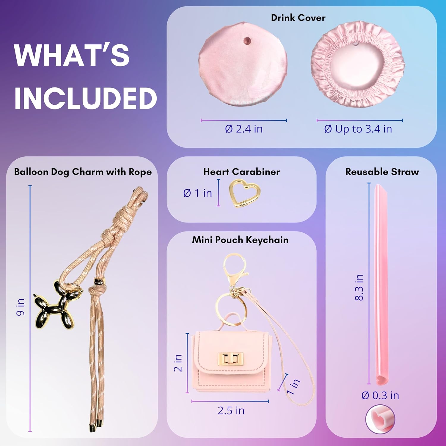 KeyChain Drink Protector for Women, Cup Covers for Drinks for Safety, Drinks Protector for Women, Drink Covers for Alcohol Protection, Spiking Prevention Anti Spike, Better than Srunchie (Pink) image 4