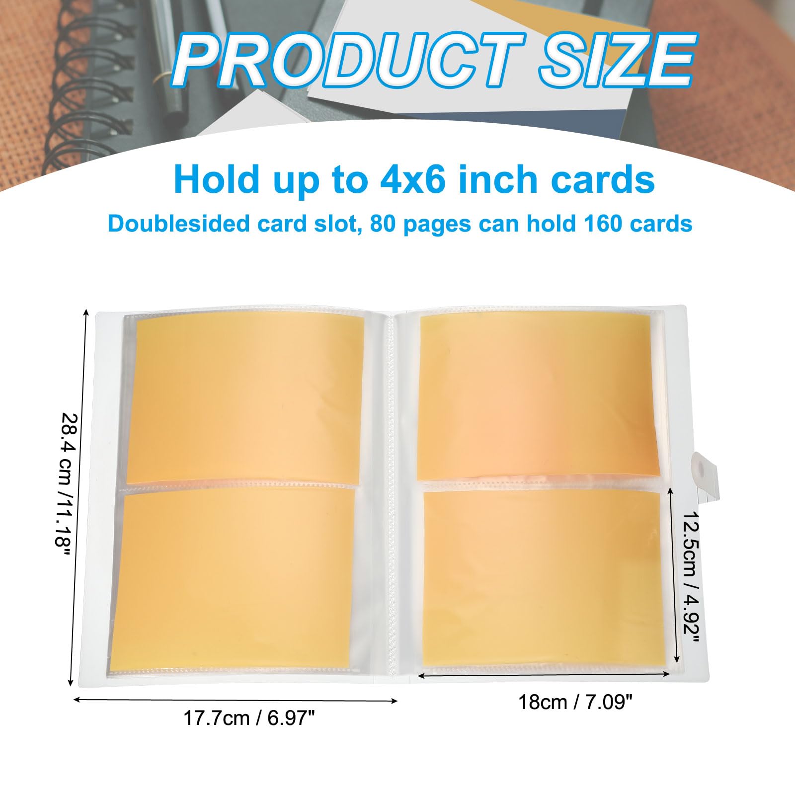 binder for 4x6 index cards Amazon.com: PATIKIL 4x6 Index Cards Holder, 80 Page Hold 160 Cards  Organizer Pouches Book Binder Cards Sleeve Storage Protector for Pictures  Study Card Note Cards Recipe Card : Office Products