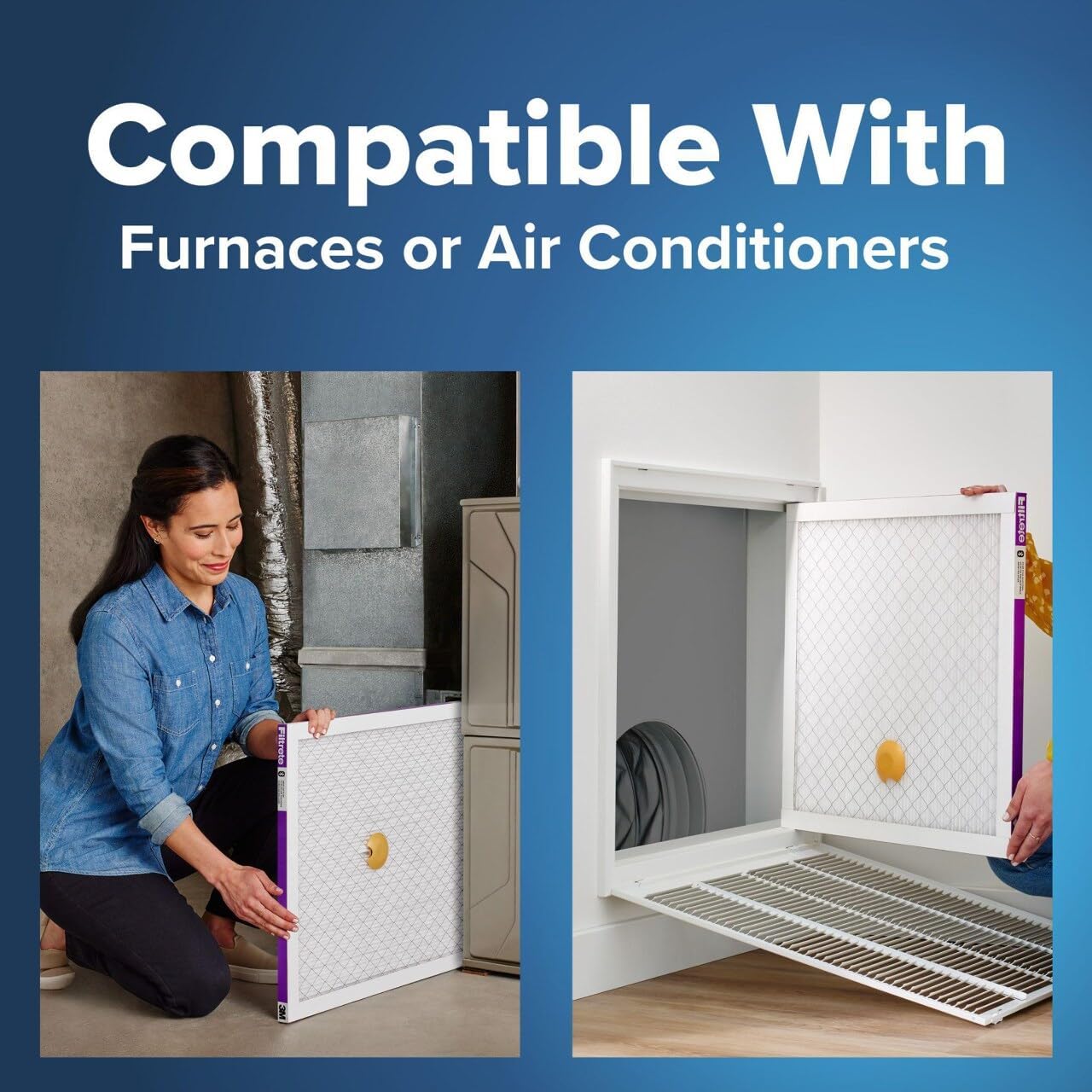 Filtrete 16x25x1 AC Furnace SMART Air Filter, MERV 12, MPR 1500, Track Filter Life With Bluetooth Enabled Sensor, CERTIFIED asthma & allergy friendly, 2-Pack (Actual Size15.719x24.72x0.78 in)