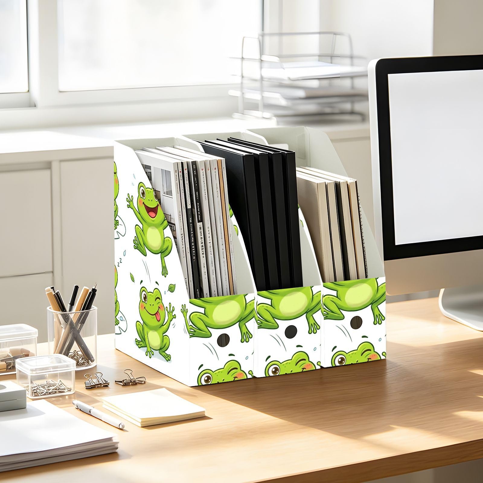 Organiseur de dossiers blanc grenouille sans outils