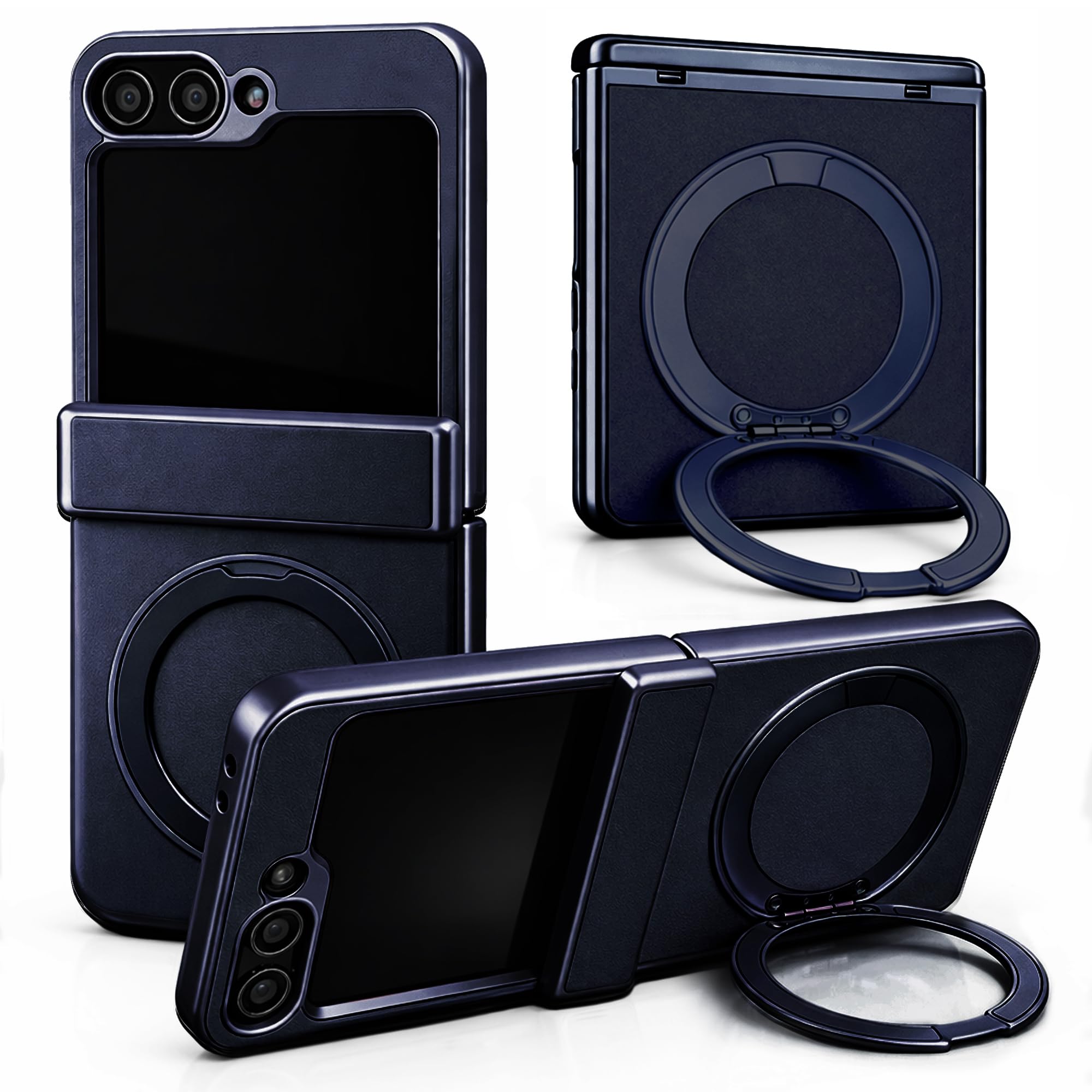 Photo 1 of ZERUK Genuine Leather Case for Galaxy Z Flip 5