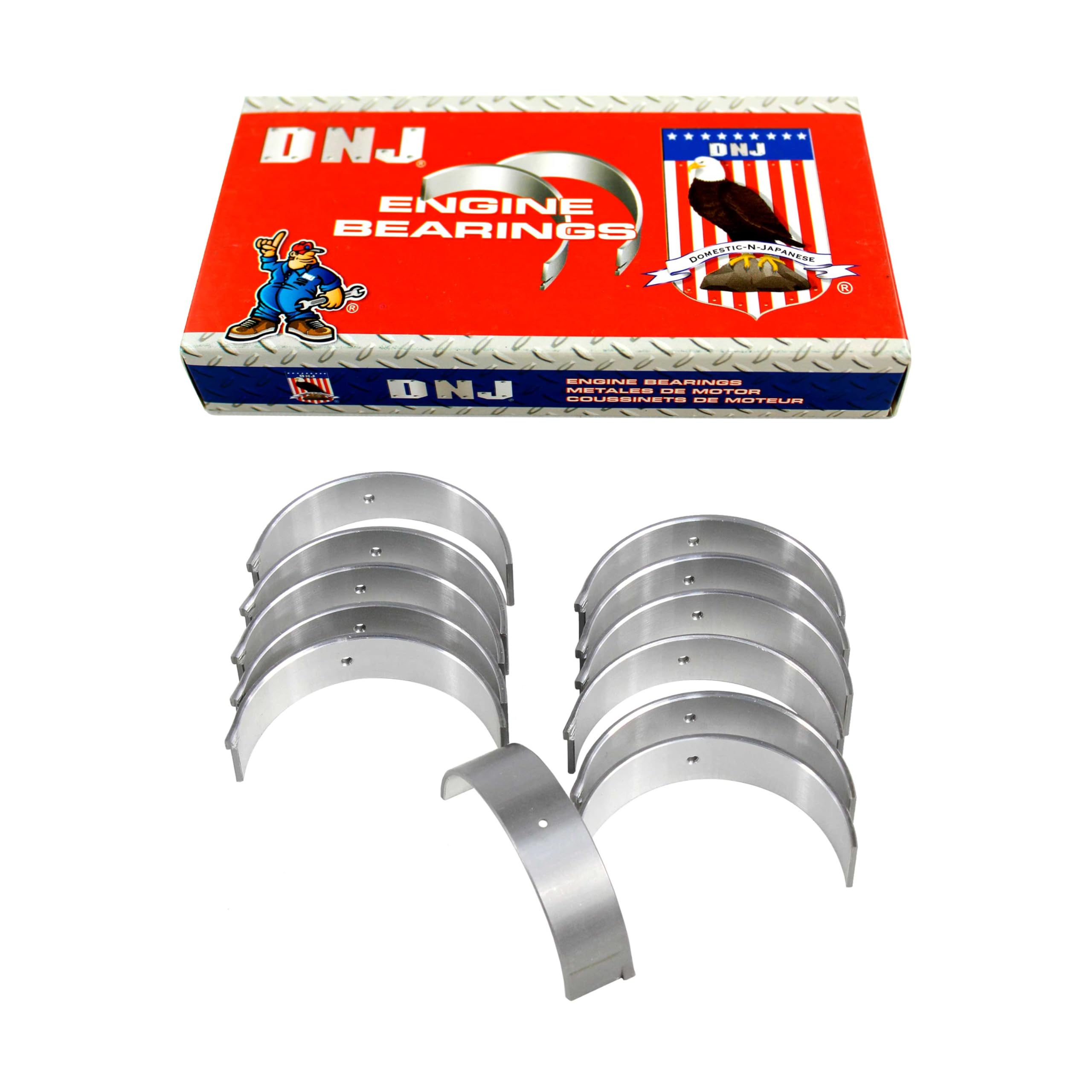 Engine Bearings INFINAUTO 8-Piece Engine Connecting Rod Bearing