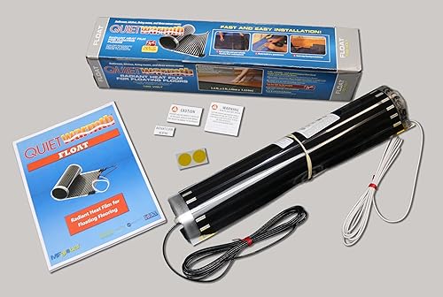 Miniatura 4 de QuietWarmth Float QWARM1.5X5F120 Alfombrilla de Calefacción Radiante para Suelo para Debajo de Laminado, Madera, Suelos Flotantes de Vinilo de Lujo
