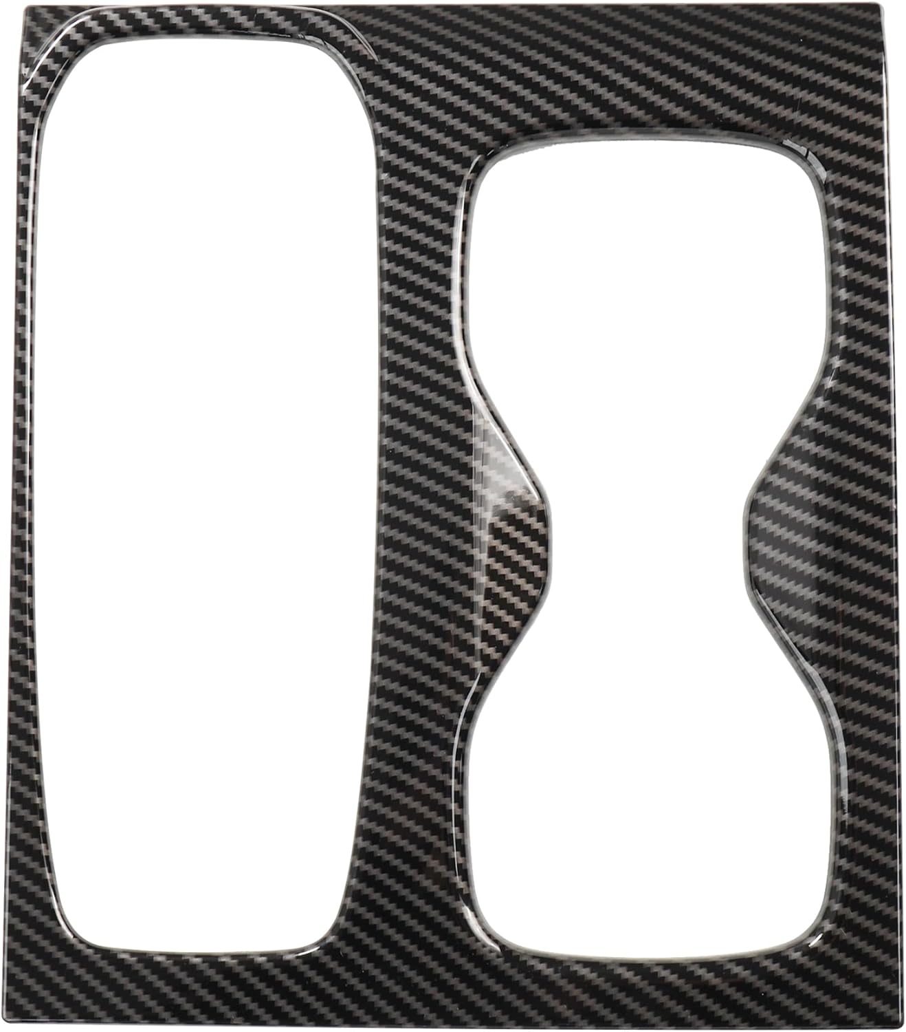 Barong for Nissan Frontier 2022-2026 Accessories Interior Center Console Gear Shift Cupholder Panel Cover Trim ABS Carbon Fiber Style