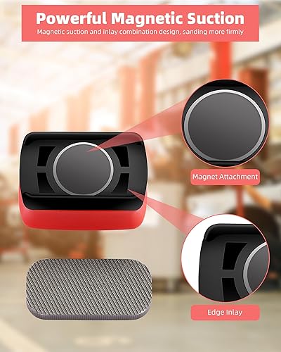 Miniatura 8 de Archivo de denibbing, herramienta de archivo de pintura para eliminación rápida de imperfecciones de pintura, hoja de mini archivo de dos caras para