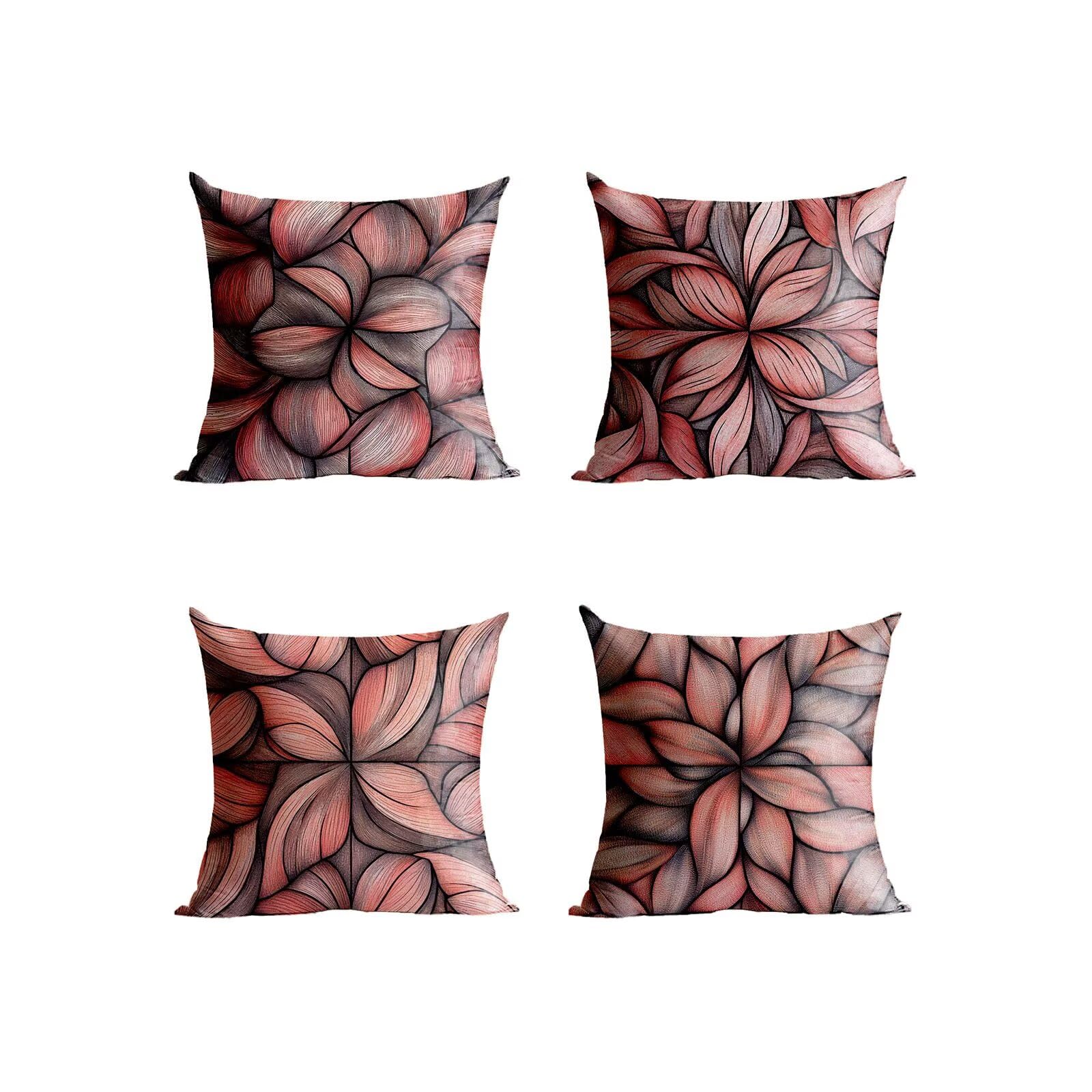 Poszewki na poduszki 60 x 60 cm wodoodporne na zewnątrz poszewki na poduszki na sofę proste dwustronne drukowanie abstrakcyjne poszewki na poduszki sofa do nowoczesnych pokrowców na łóżko podwójne
