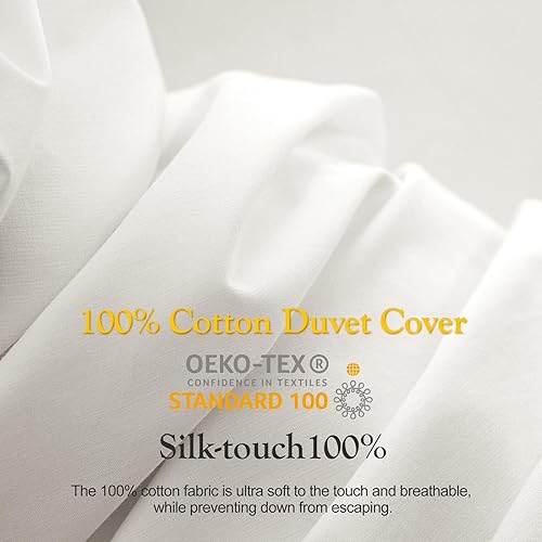 Miniatura 5 de Edredón de fibra de plumón pesado para invierno, esponjoso, relleno de edredón 1 (blanco, para todas las temporadas-Queen)